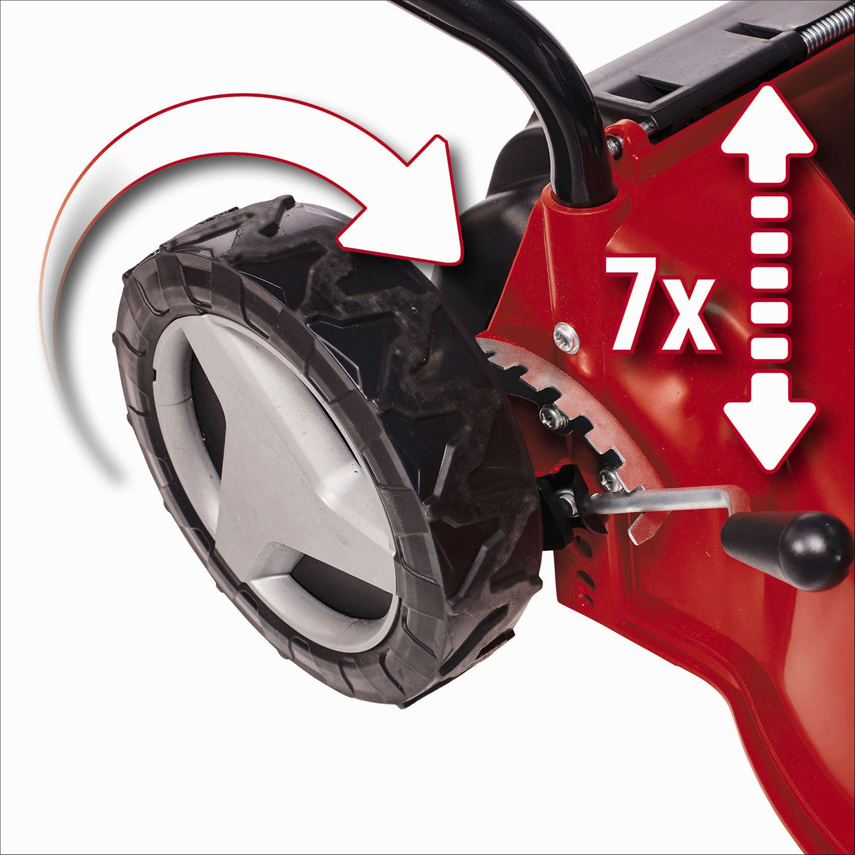 Einhell Benzinrasenmäher GC-PM 40/2 S, 40 cm Schnittbreite, mit Radantrieb