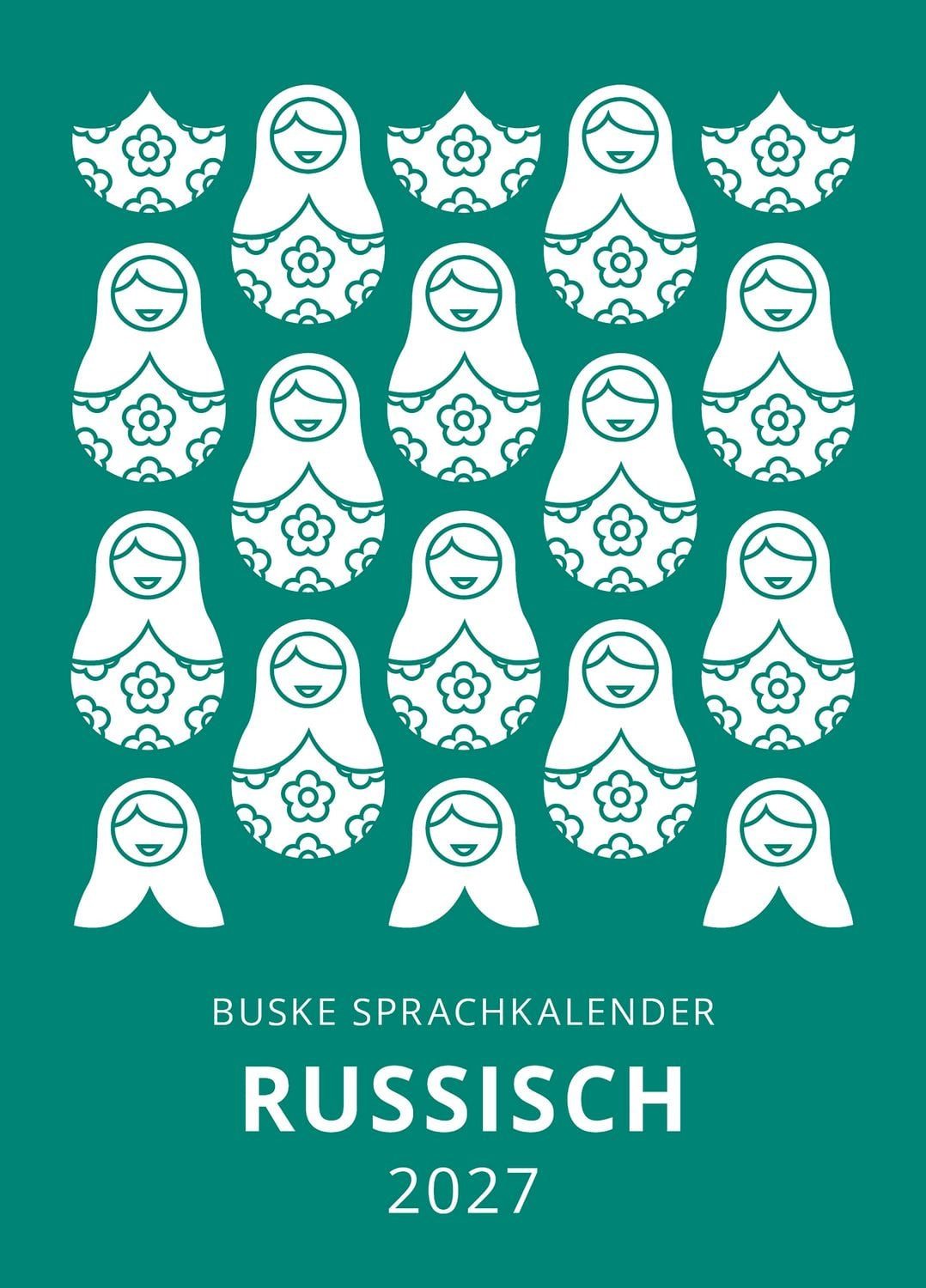 Wandkalender Sprachkalender Russisch 2027