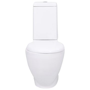 vidaXL Tiefspül-WC »Keramik-Toilette Waagerechter Abgang Weiß«