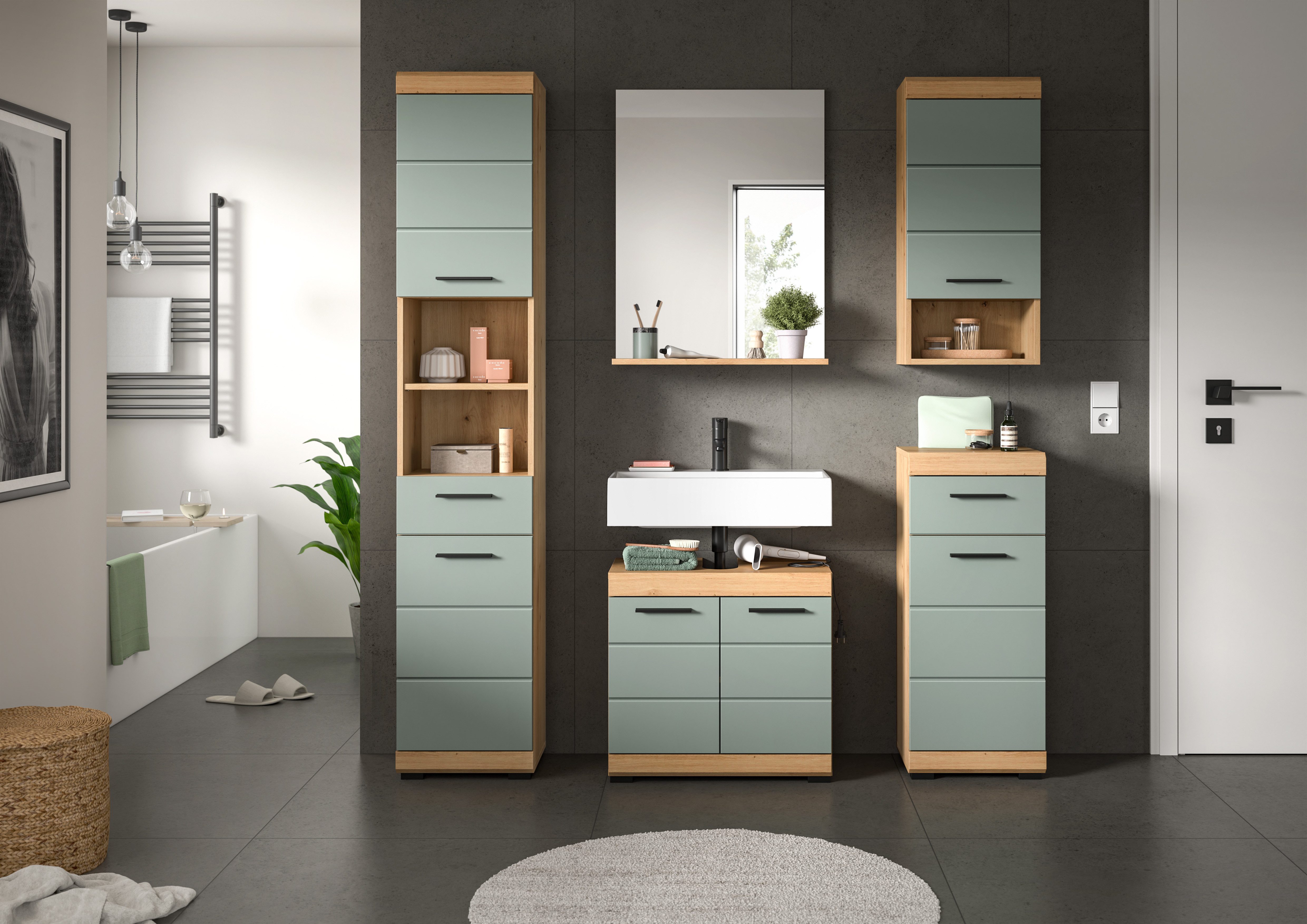INOSIGN Badmöbel-Set Siena, 5 teilig, bestehend günstig online kaufen
