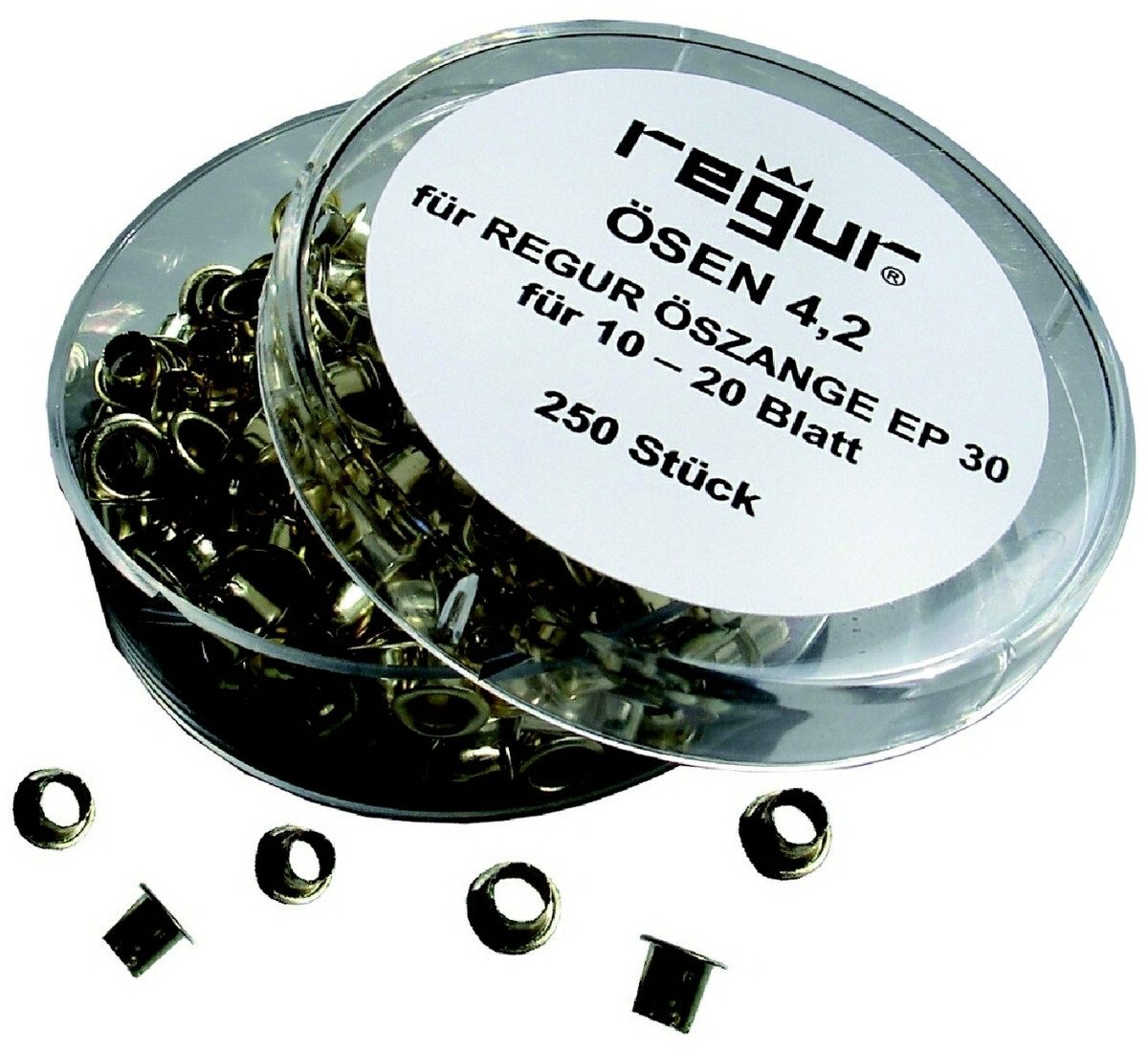 Regur Heftgerät Ösen für bis zu 10-20 Blatt VE=250 Stück