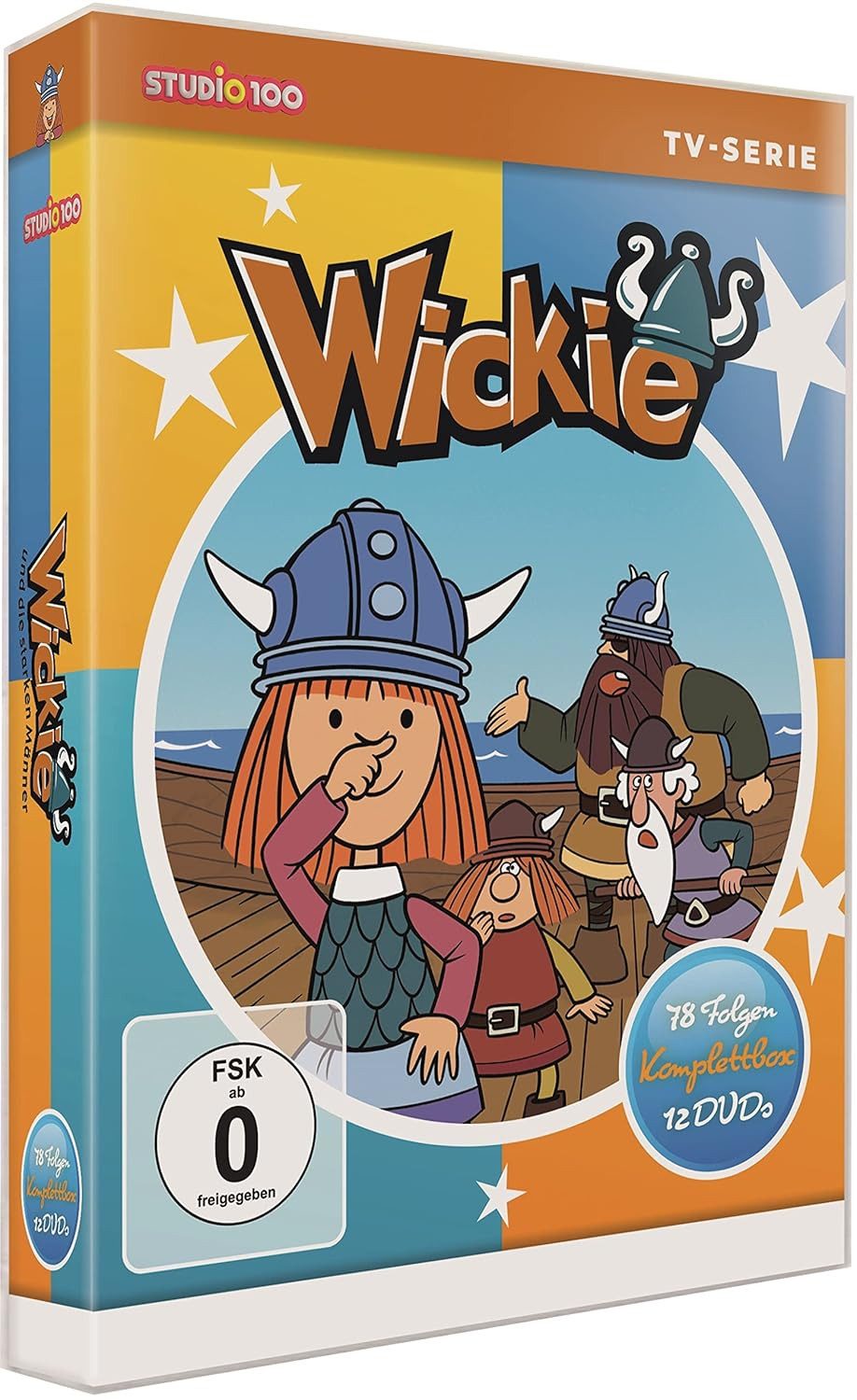 Leonine DVD Wickie und die starken Männer Komplettbox, (Box-Set, 12-St), Всі 78 Episoden