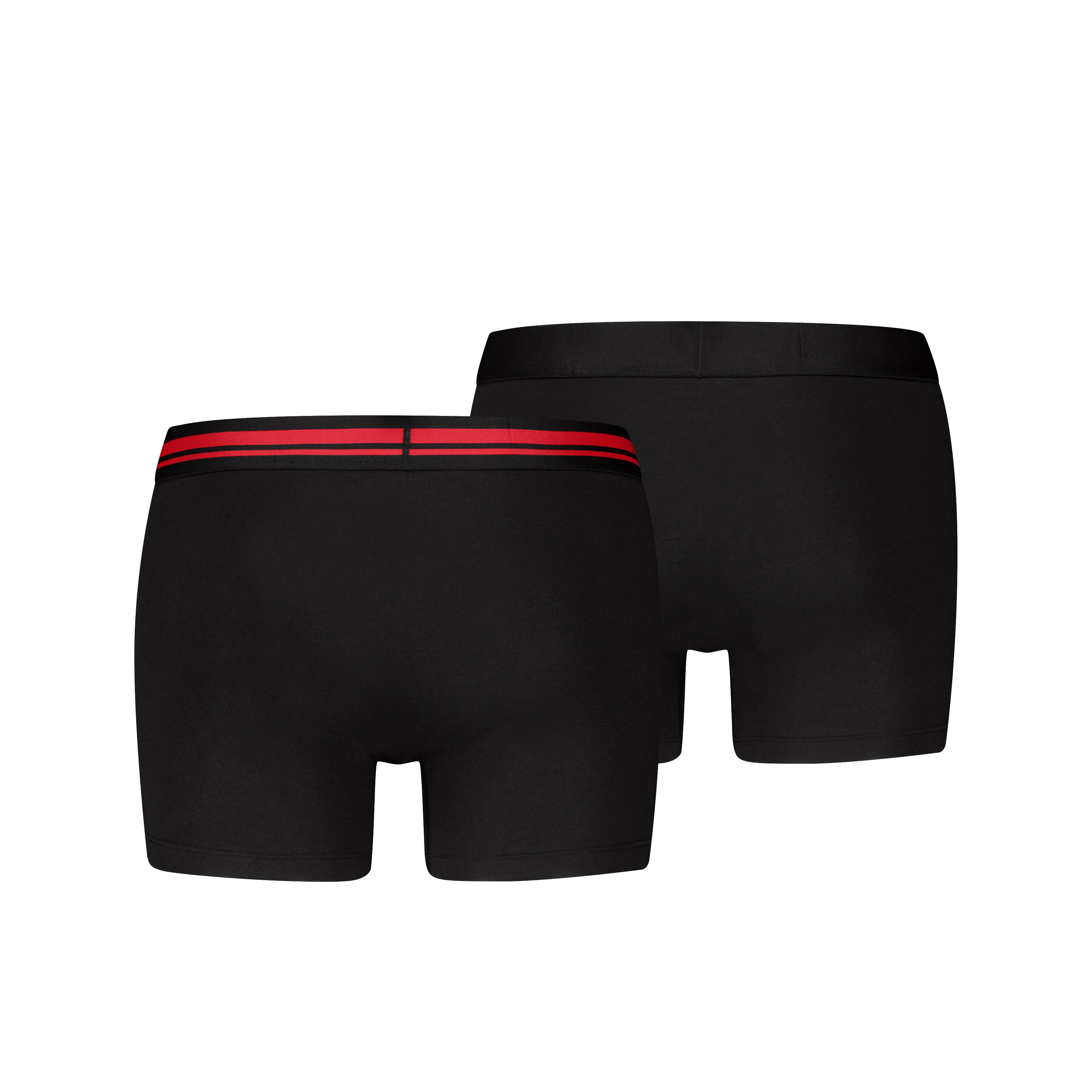 PUMA Boxershorts PUMA MEN EVERYDAY PLACED LOGO BOXERS 2P (2er Pack) mit Logo Webbund – Bild 2 von 3
