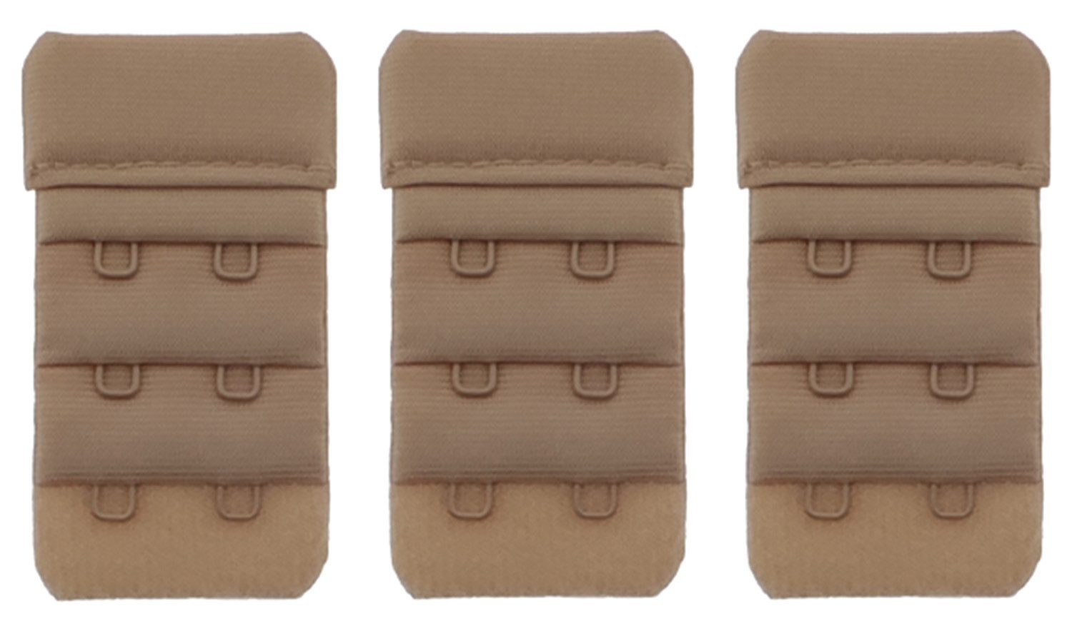 varivendo BH-Verlängerung BH Verlängerung 2-reihig 32 mm 3er Set Beige Hake günstig online kaufen