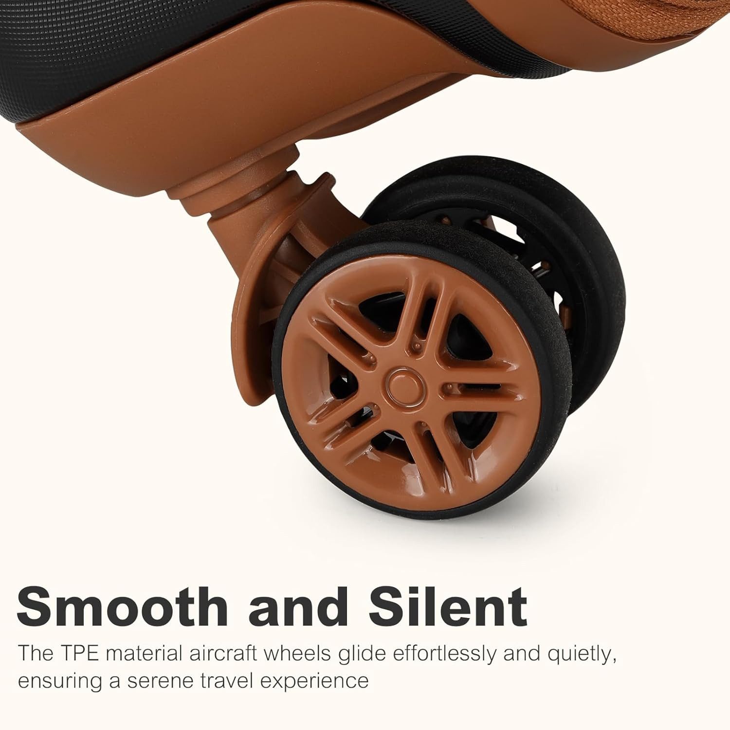 KONO Handgepäck-Trolley Koffer Set Enthält 1 Reiserucksack und 1 Kulturbeutel