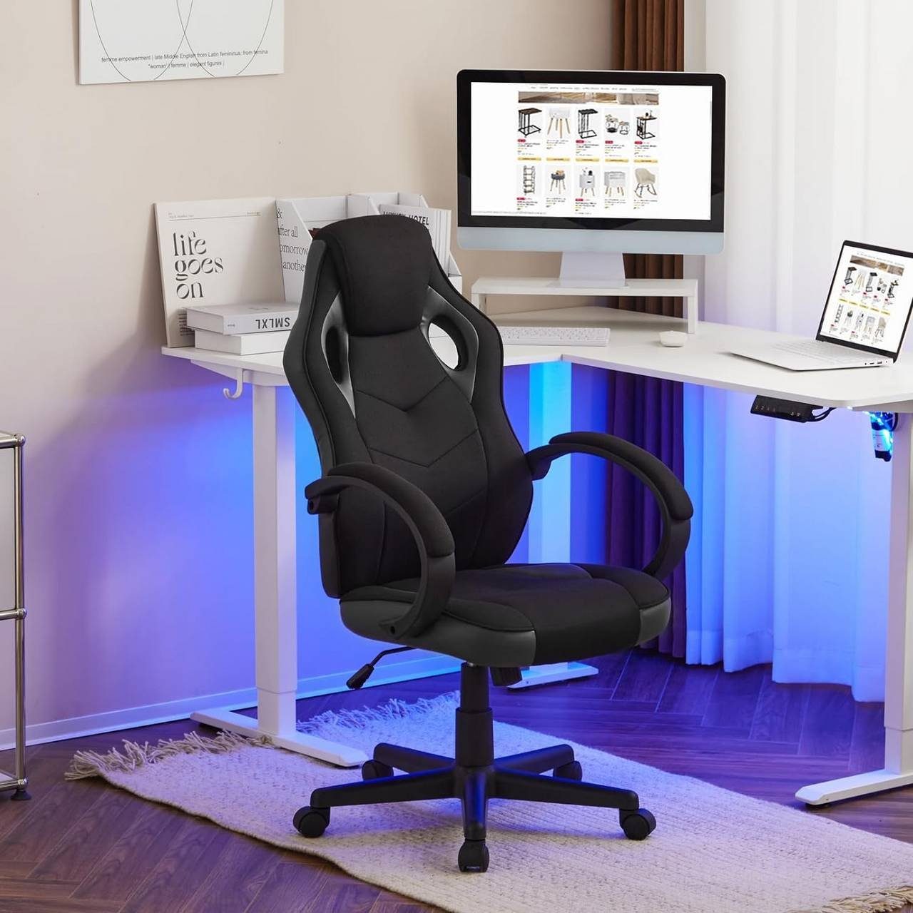 Woltu Gaming-Stuhl (1 St), Bürostuhl, drehbar günstig online kaufen