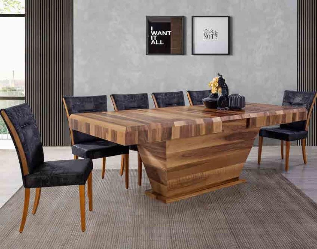 JVmoebel Esstisch, Holz Möbel Rechteckig Esstisch Luxus Tisch Tische Esstische Luxus