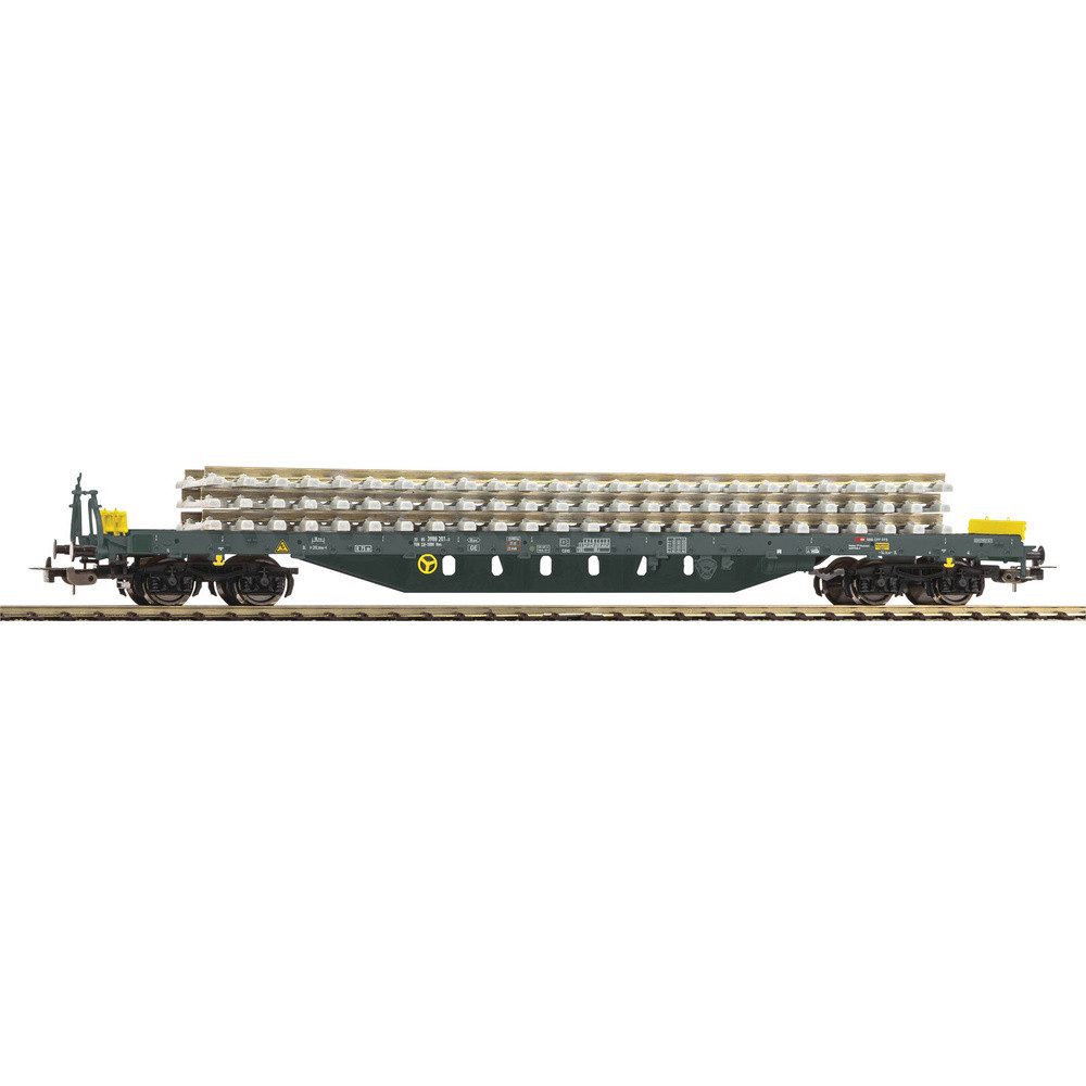 PIKO Güterwagen Piko H0 24547 H0 Flachwagen Bauzug CH der SBB