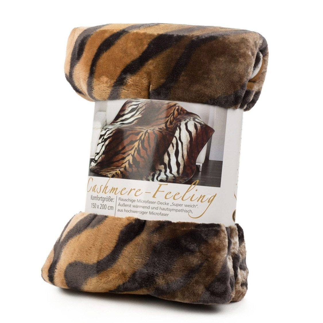 Wohndecke Kuscheldecke, liebling, mit bedrucktem Motiv, angenehm auf der Haut, hochwertige Verarbeitung