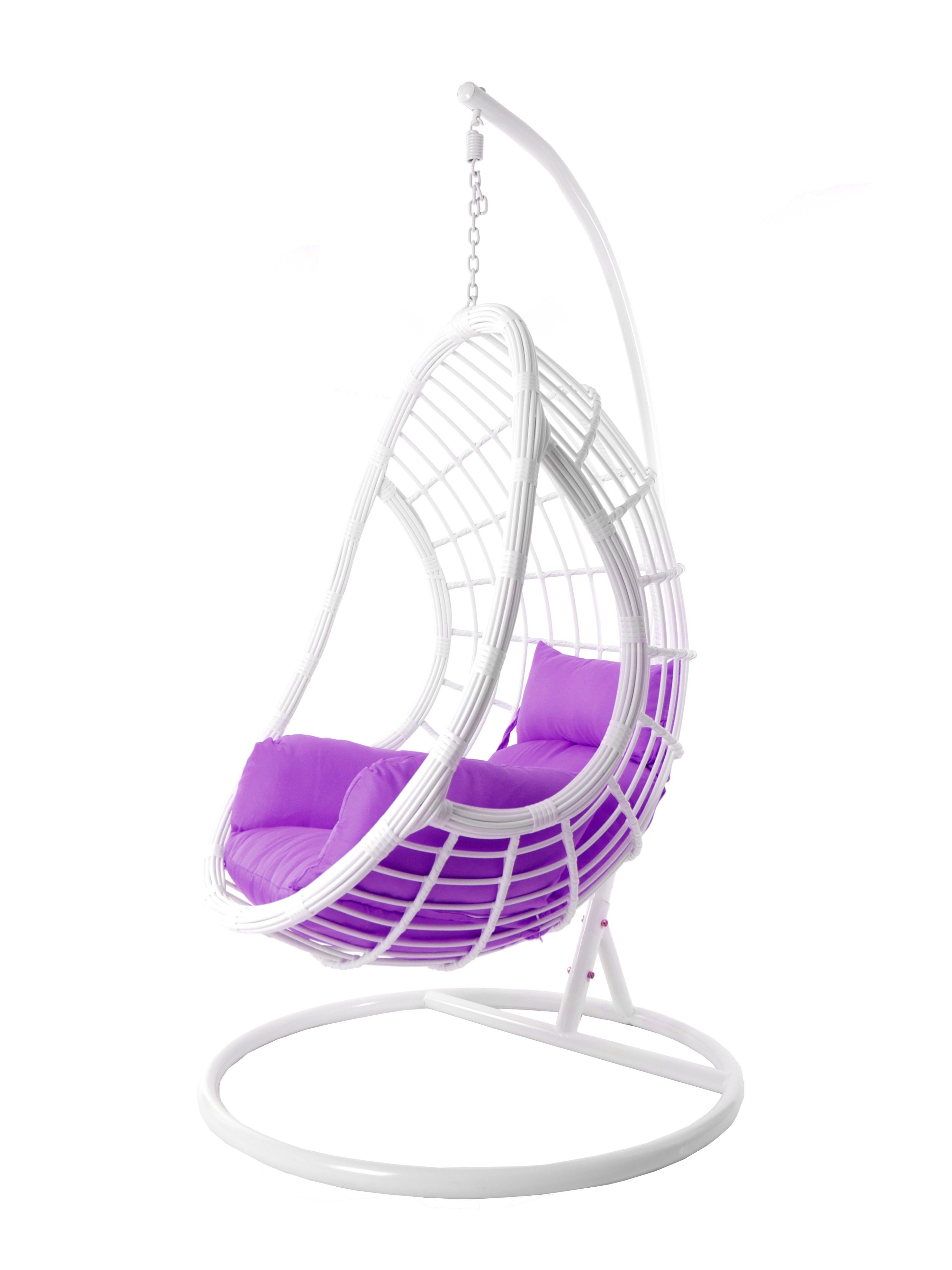 KIDEO Hängesessel Hängesessel PALMANOVA, mit Gestell und Kissen