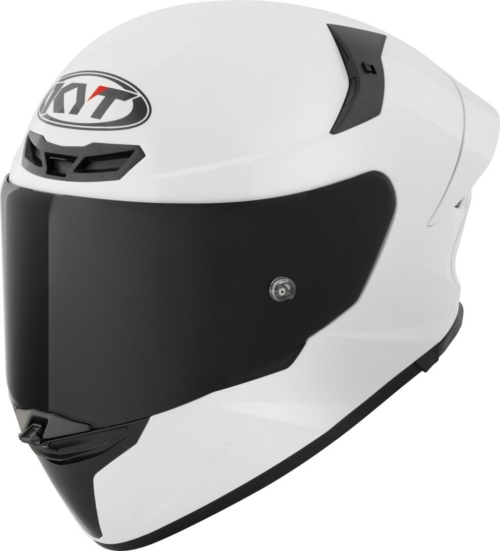 KYT Motorradhelm TT-Revo Plain Helm, Pinlock, Ratschenverschluss, Spoiler, ECE 22.06