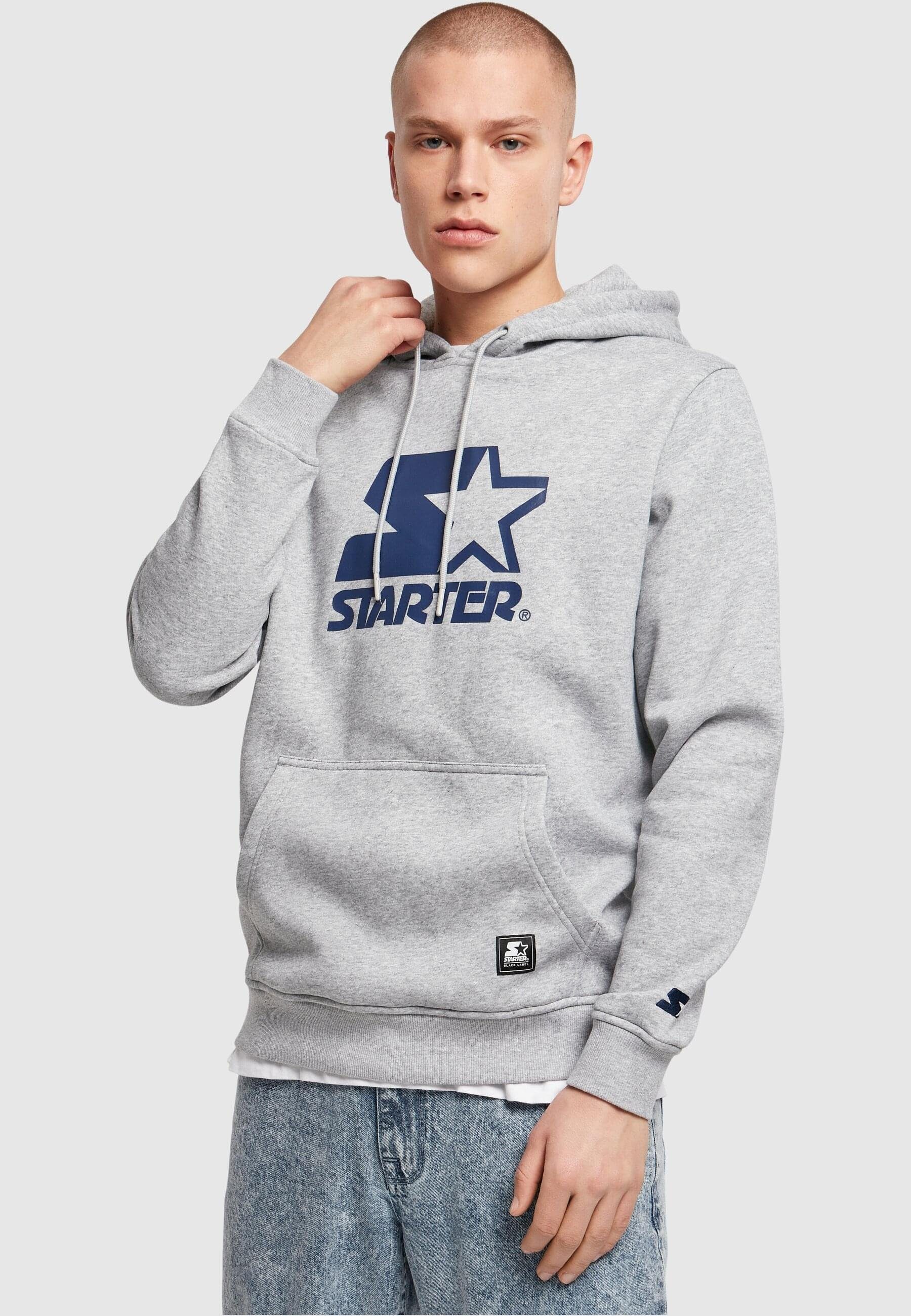 The Starter Starter Sweater Logo heathergrey Herren (1-tlg) Hoody Classic