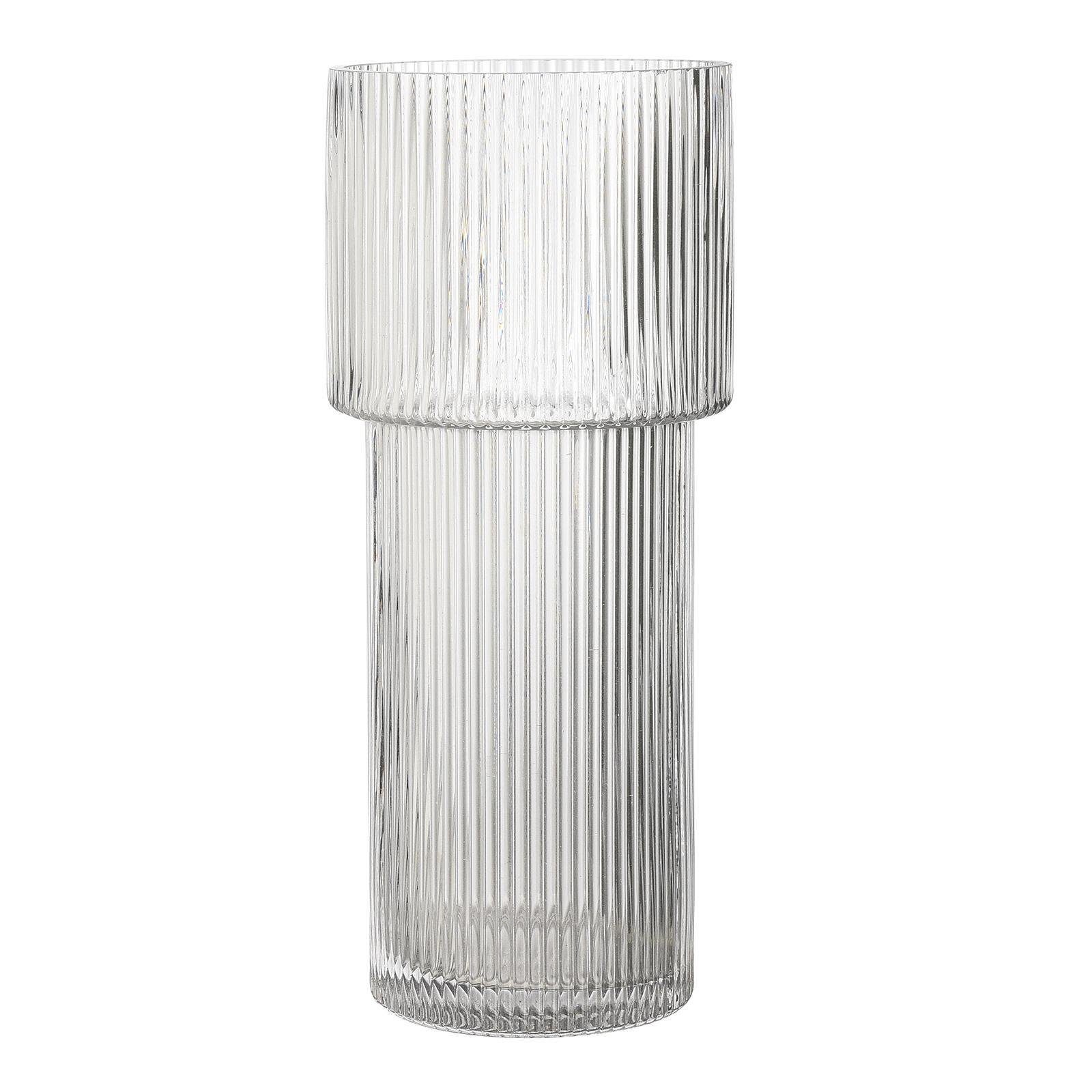 Depot Dekovase Fleur Vase), H (Packung, Zentimeter, Zentimeter 25 1 Glas, Vase Ø Klar 10.5 aus