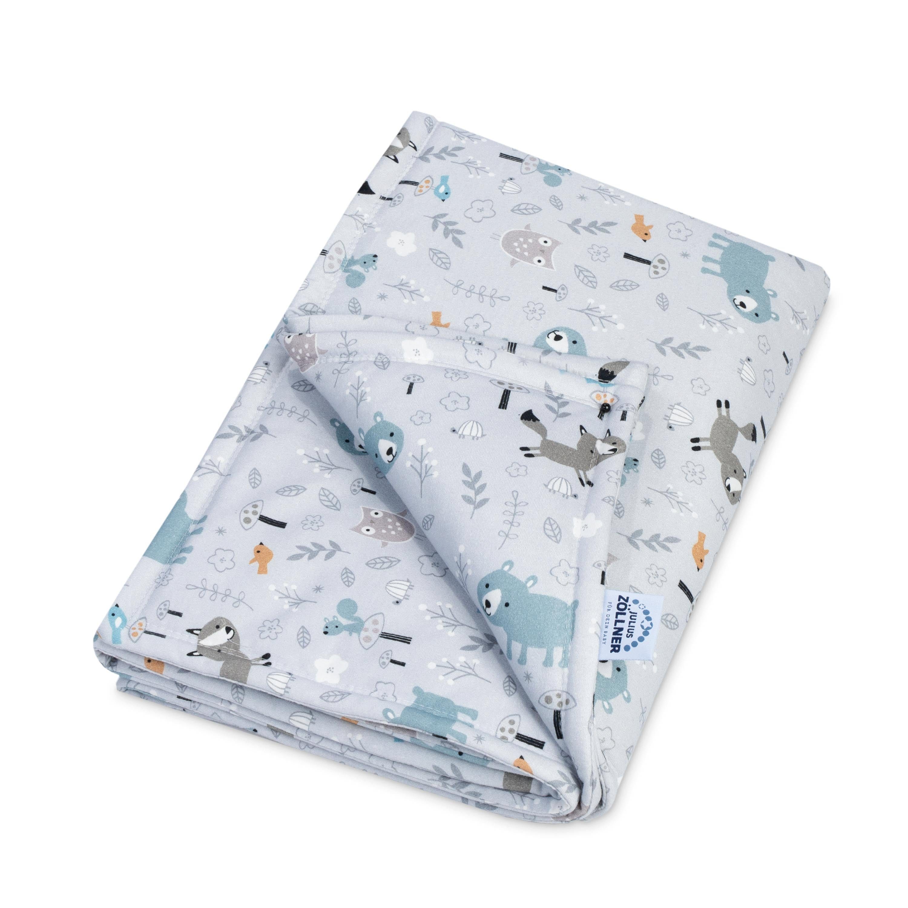 Babydecke Smart Friends Decke Jersey gefüttert 70x100