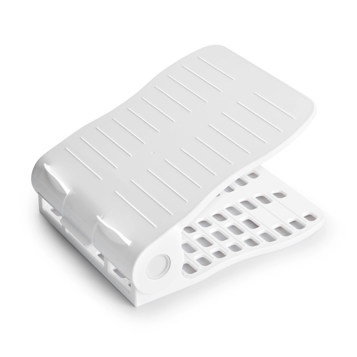 Betty Bossi Schuhstapler Flexibler Schuhhalter, 2 Paar, weiss - 4 Stk.