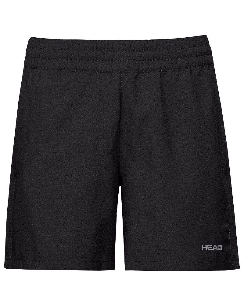 Head Shorts Tennishose Club (UV-Schutz) kurz schwarz Damen