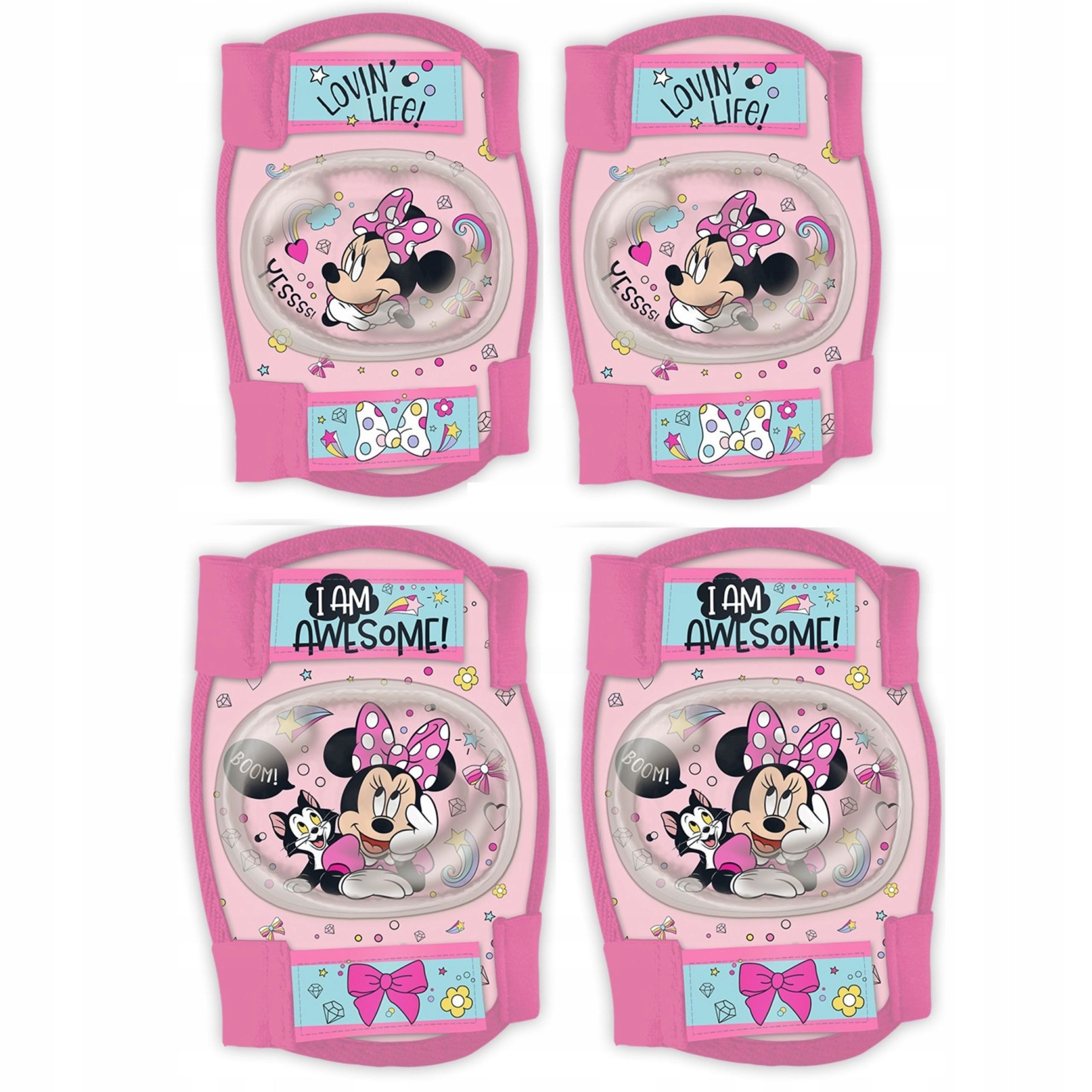 Handschoner Kinder Schutzset Minnie Maus – Ellenbogen & Knieschoner – ab 3 Jahre