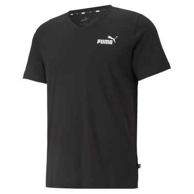 PUMA T-Shirt Essentials T-Shirt mit V-Ausschnitt Herren