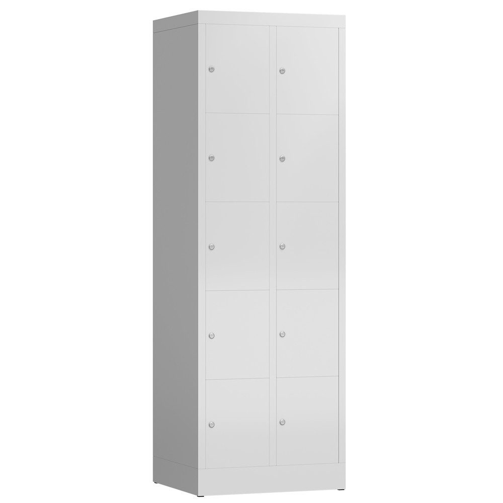 Steelboxx Fächerschrank Schließfachschrank 10 Fächer Spind 180x60x50cm (1-S günstig online kaufen