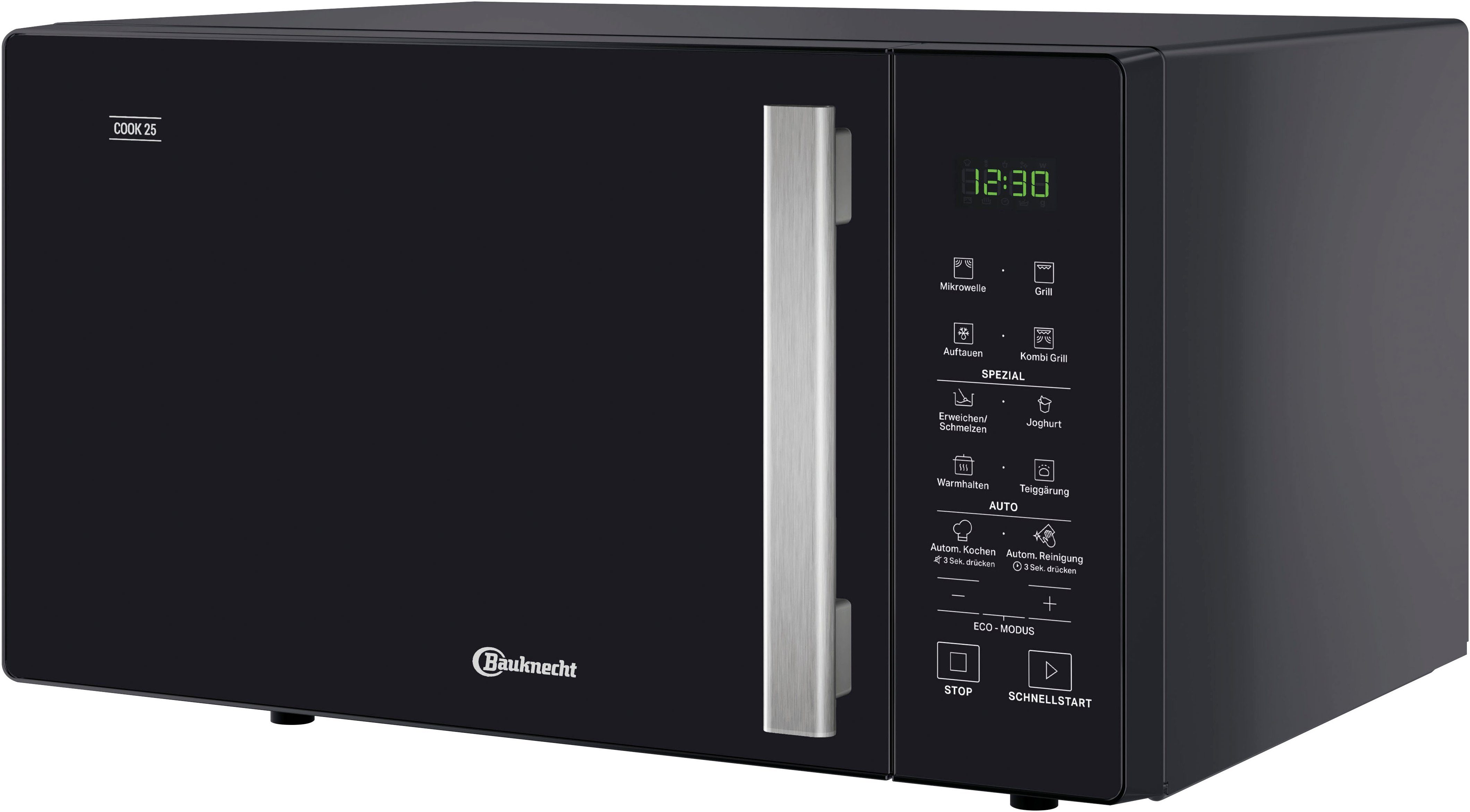 BAUKNECHT Mikrowelle MWO 253 B, Grill, Mikrowelle, 25 l
