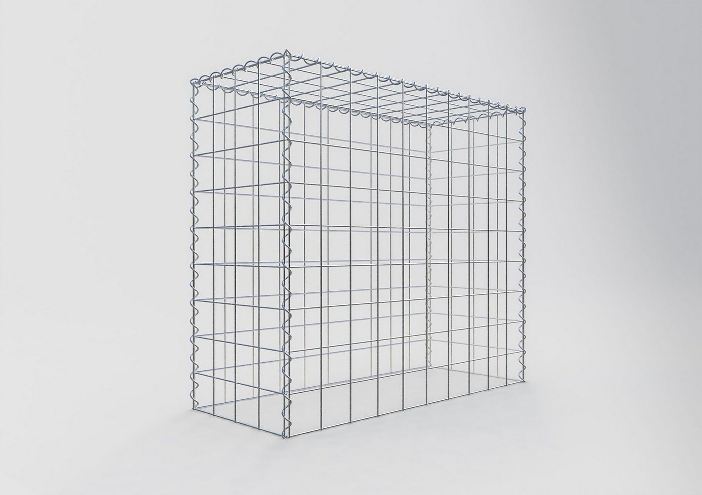 Thumbnail - Gabiona Gabionenzaun Anbaugabione Typ 3 100 cm x 90 cm x 40 cm (L x H x T), Maschenweite, (Anbaugabione Typ 3 100 cm x 9...