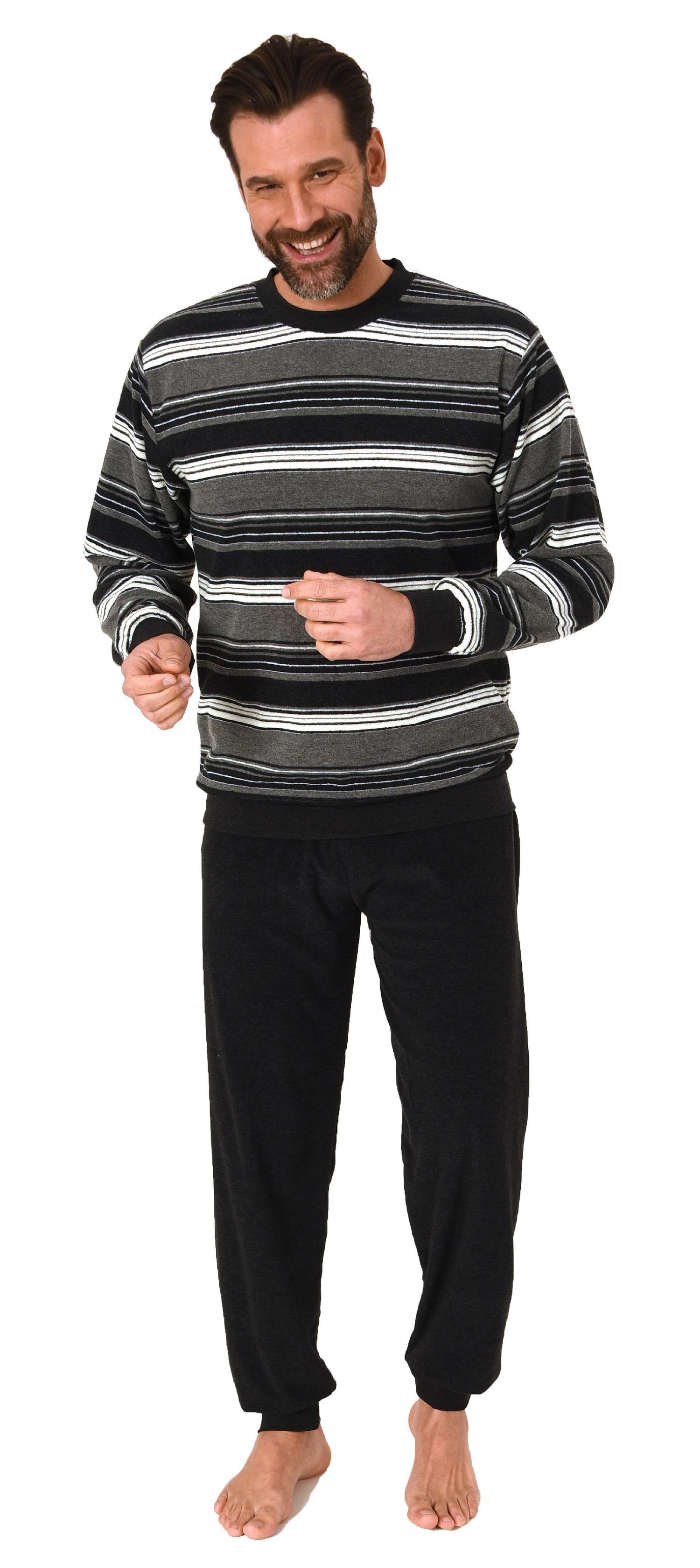 Normann Pyjama Normann Herren Frottee Schlafanzug günstig online kaufen