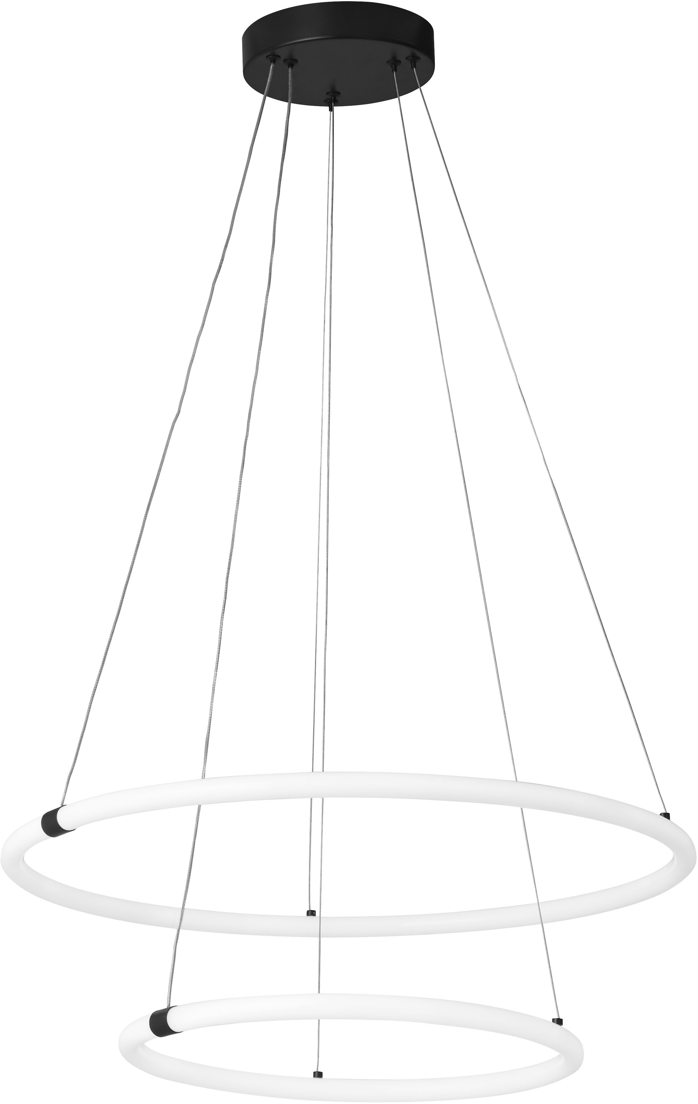 Searchlight LED-Hängeleuchte Hängeleuchte Revolve, 1-flammig, LED fest integriert, Warmweiß, Minimalistisches Ambiente