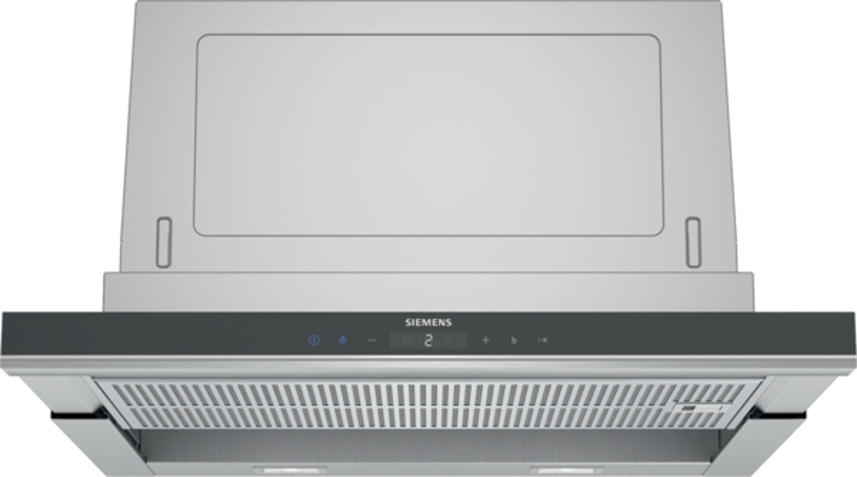 SIEMENS Flachschirmhaube LI67SA671 Serie iQ700 LI67SA671, Flachschirmhaube, 60 cm, Edelstahl, Umluft, Abluft, Intensivstufe