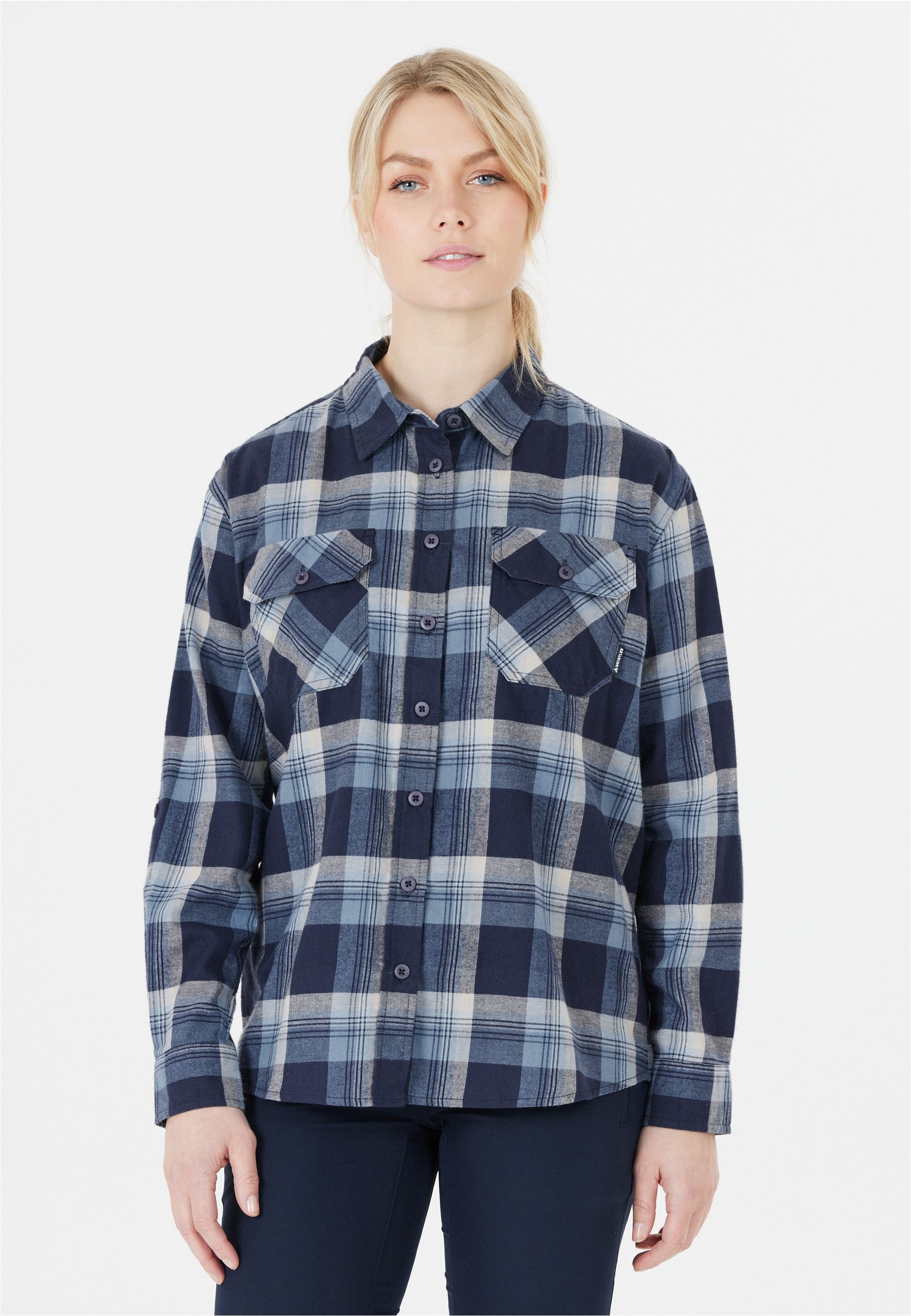 WHISTLER Fleeceshirt Christer aus weichem Baumwollmaterial