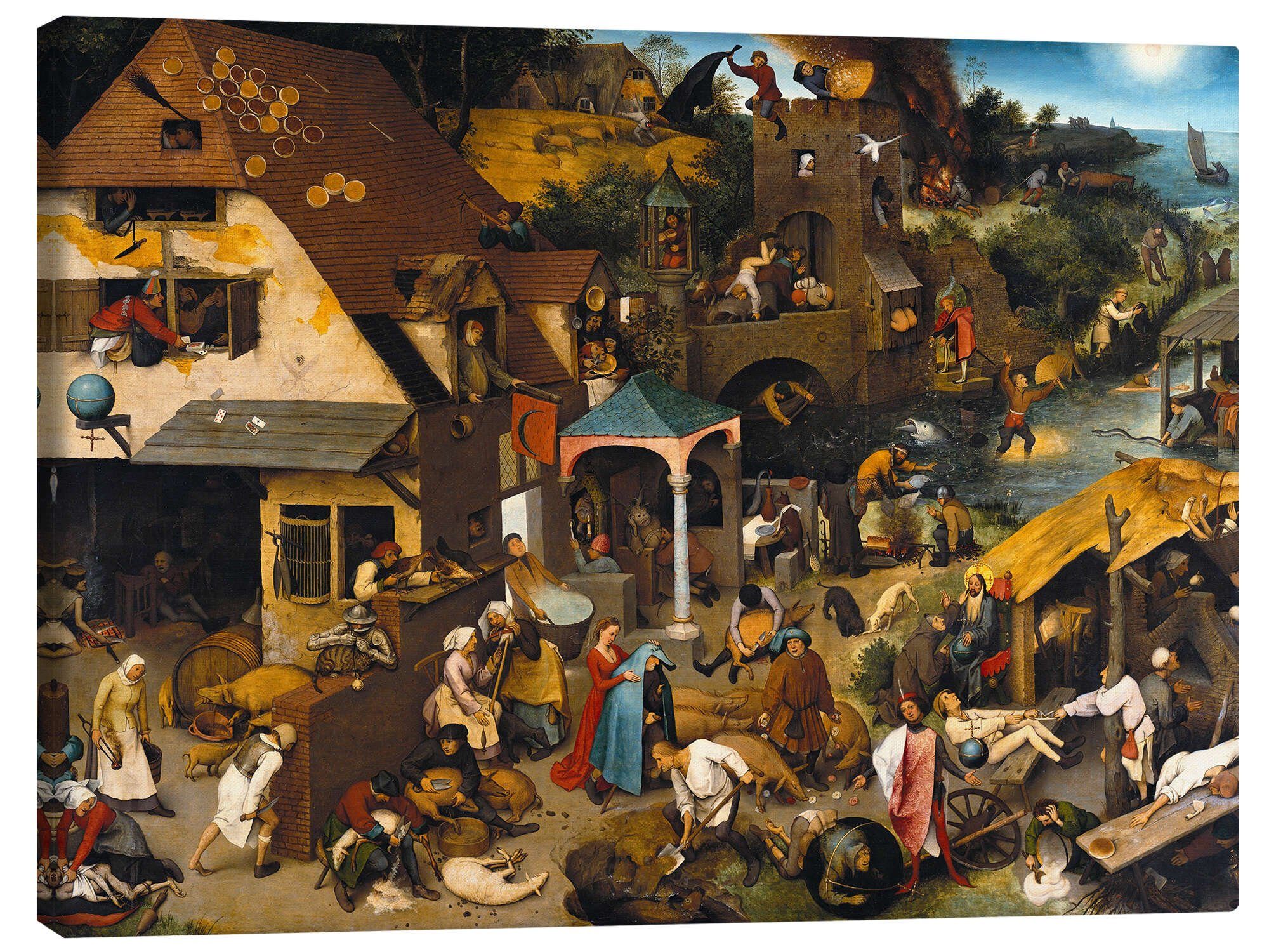 Leinwandbild Pieter Brueghel d.Ä.