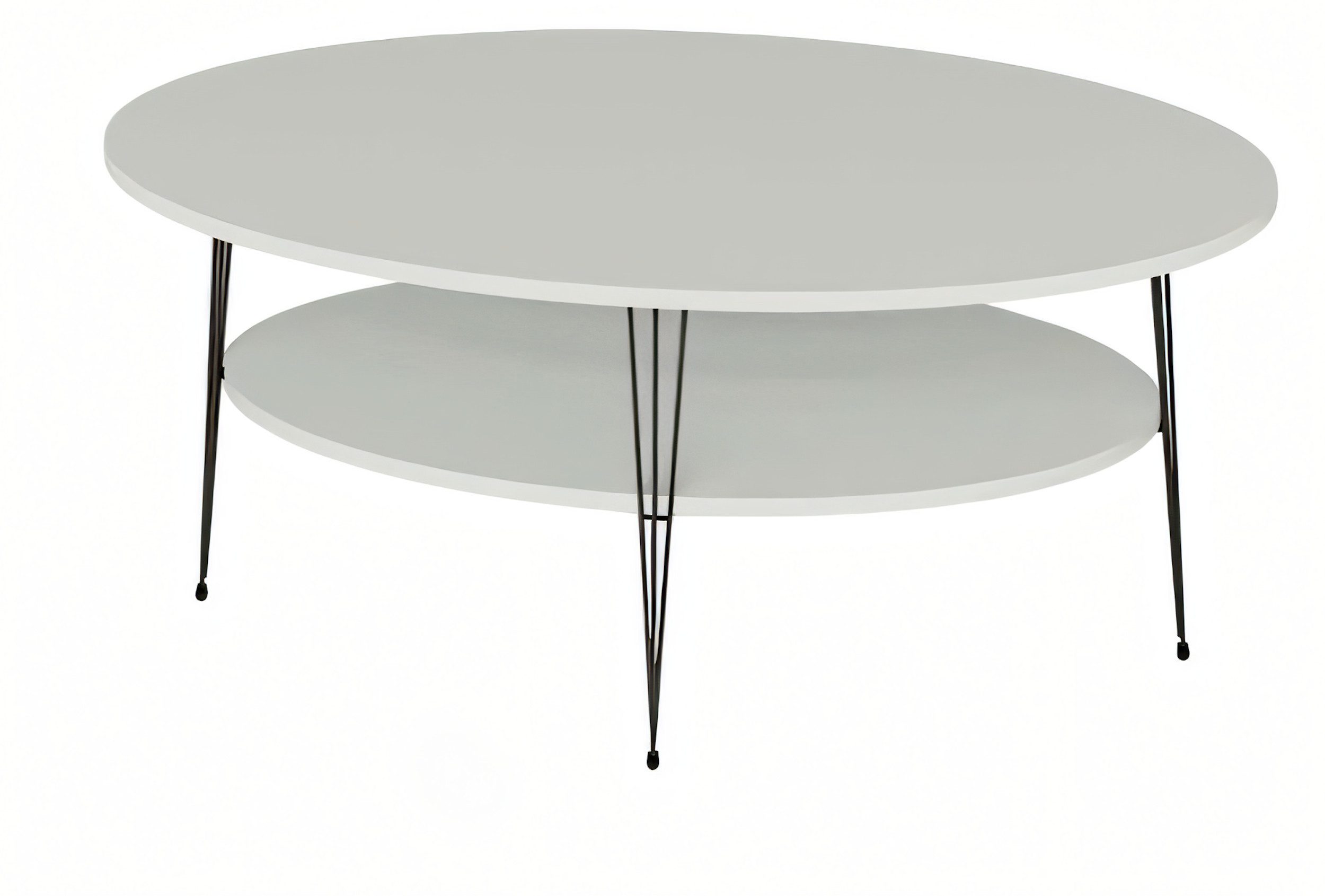 JVmoebel Couchtisch Moderner Couchtisch in Weiß mit Holzplatte und Edelstahlrahmen (Packung), Made in Europe