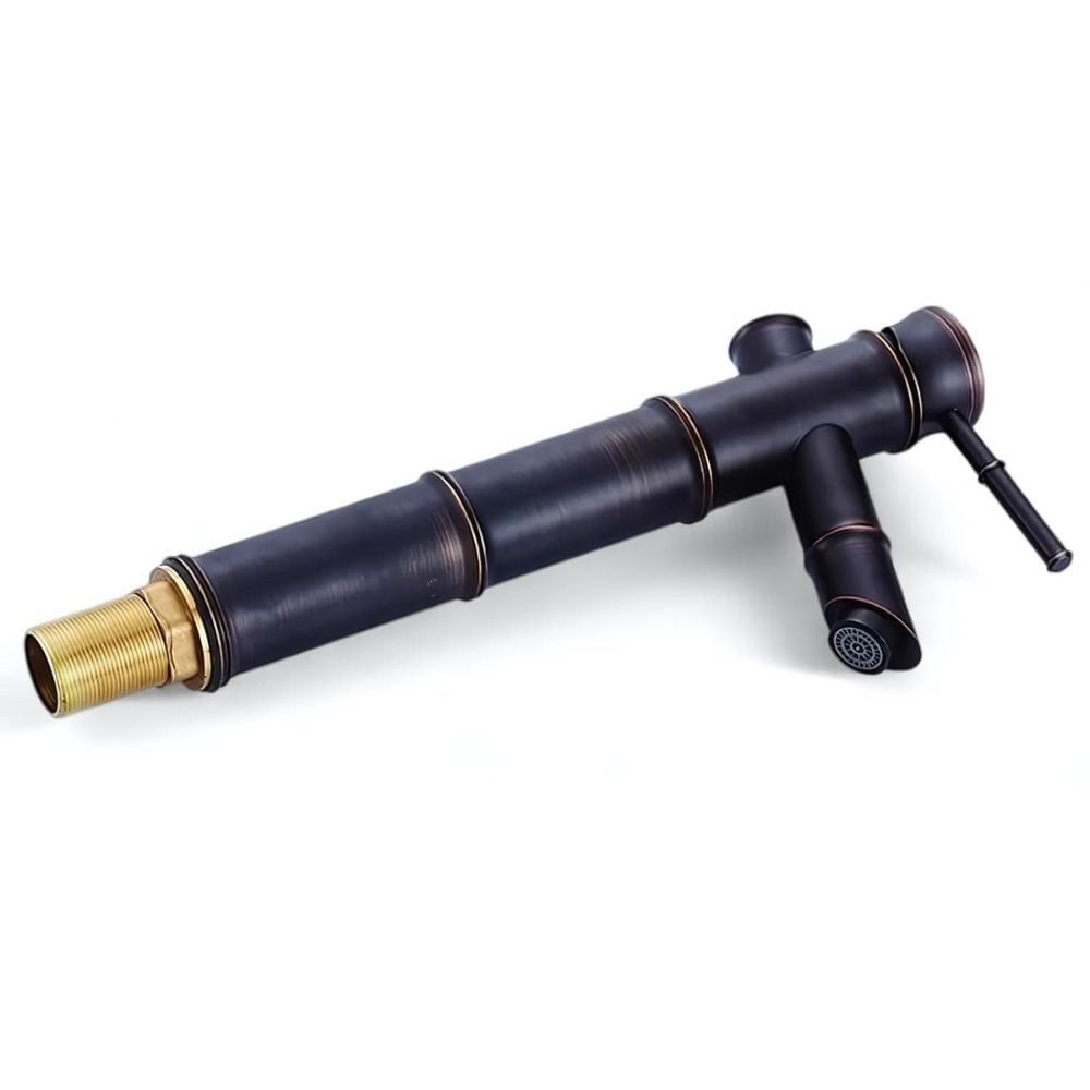 Kinaree Badarmatur Retro Wasserhahn DONG HA Messing schwarz
