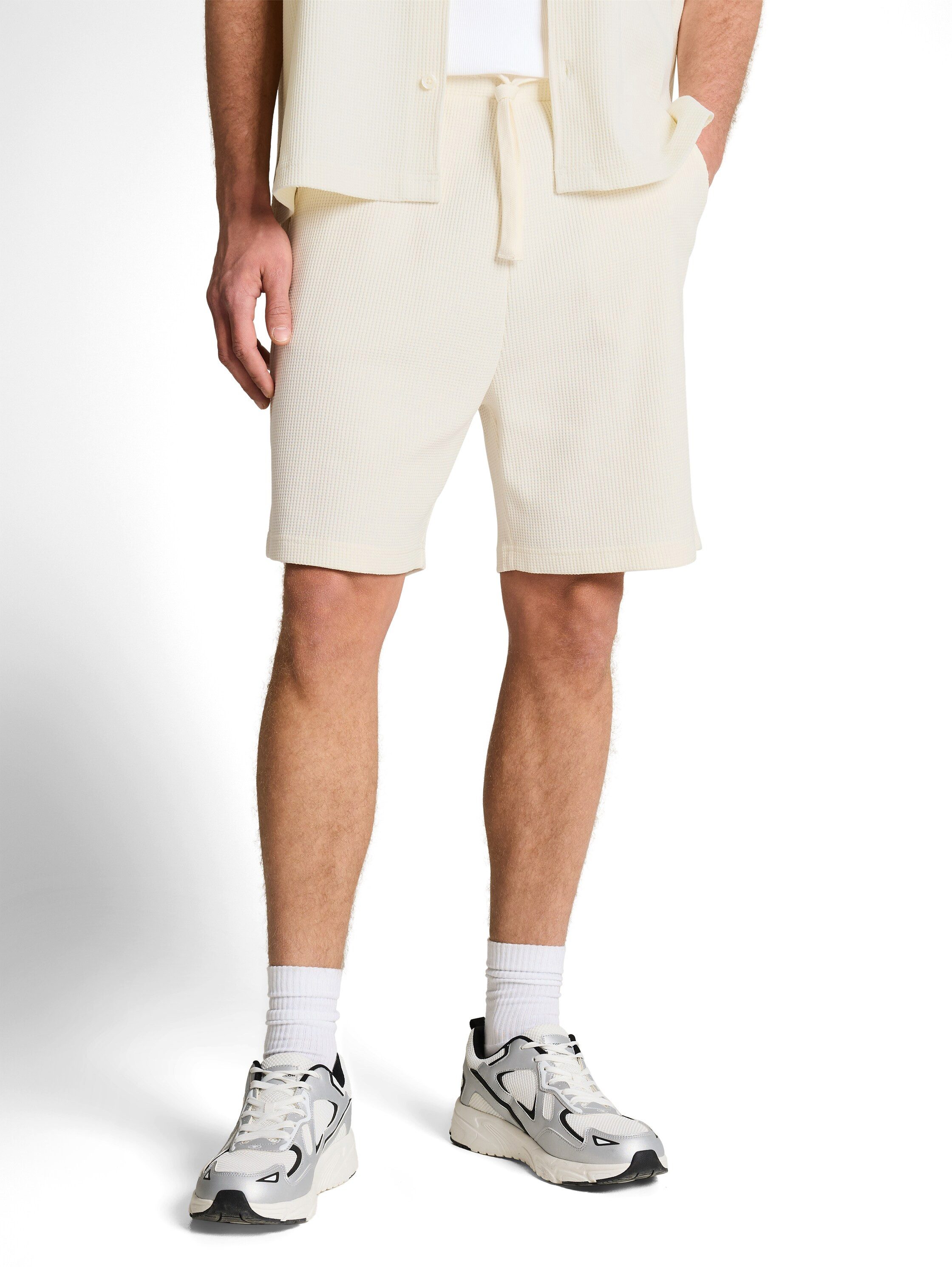 TOM TAILOR Denim Relaxshorts in Struktur-Optik