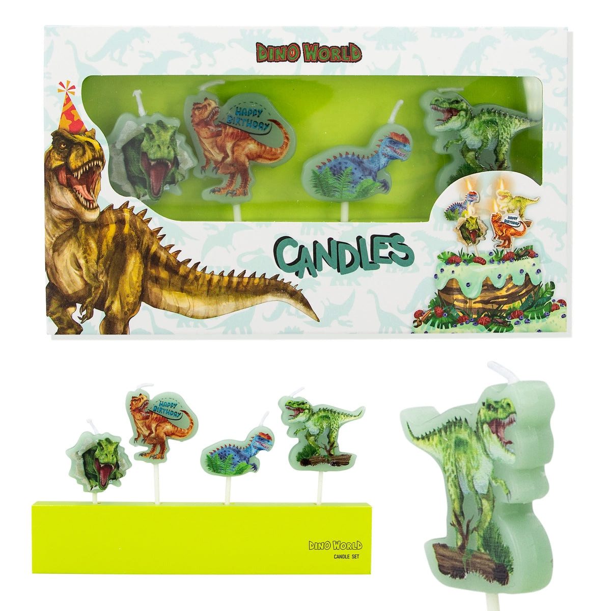 Depesche Geburtstagskerze Dino World Geburtstagskerzen - günstig online kaufen