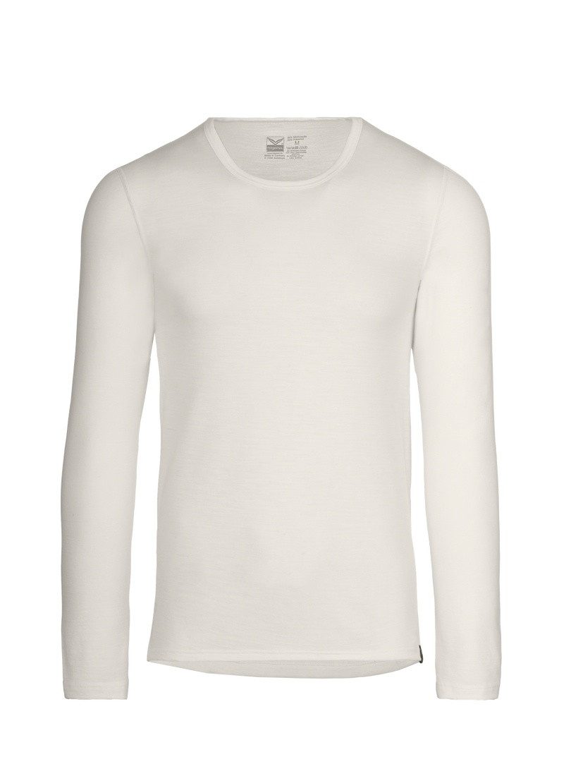 Trigema Longsleeve TRIGEMA Sportshirt aus Merinowolle (1-tlg)