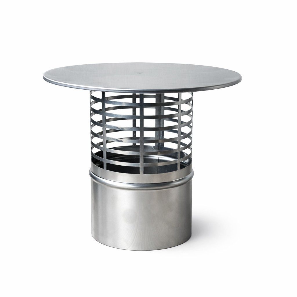 Schornstein-Zentrallager Schornstein-Regenhaube Regenhaube Regenhut mit Funkenschutz einsteck DN Ø 100 mm