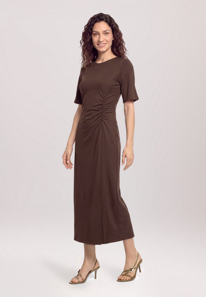 Cartoon Midikleid Damen mit Raffung