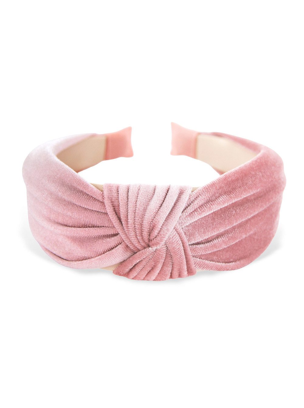 axy Haarreif Breiter Haarreif aus Samt mit Knoten, Vintage Damen Haareifen Haarband