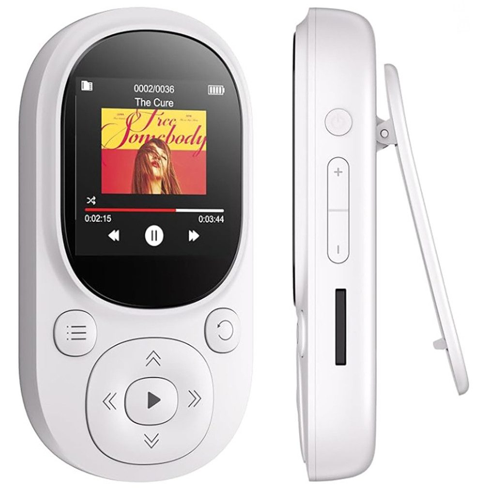 Tekoo MP3-Player Bluetooth 5.3 64GB mit Clip & FM-Radio Sport MP4-Player (64 GB, Bluetooth 5.3)