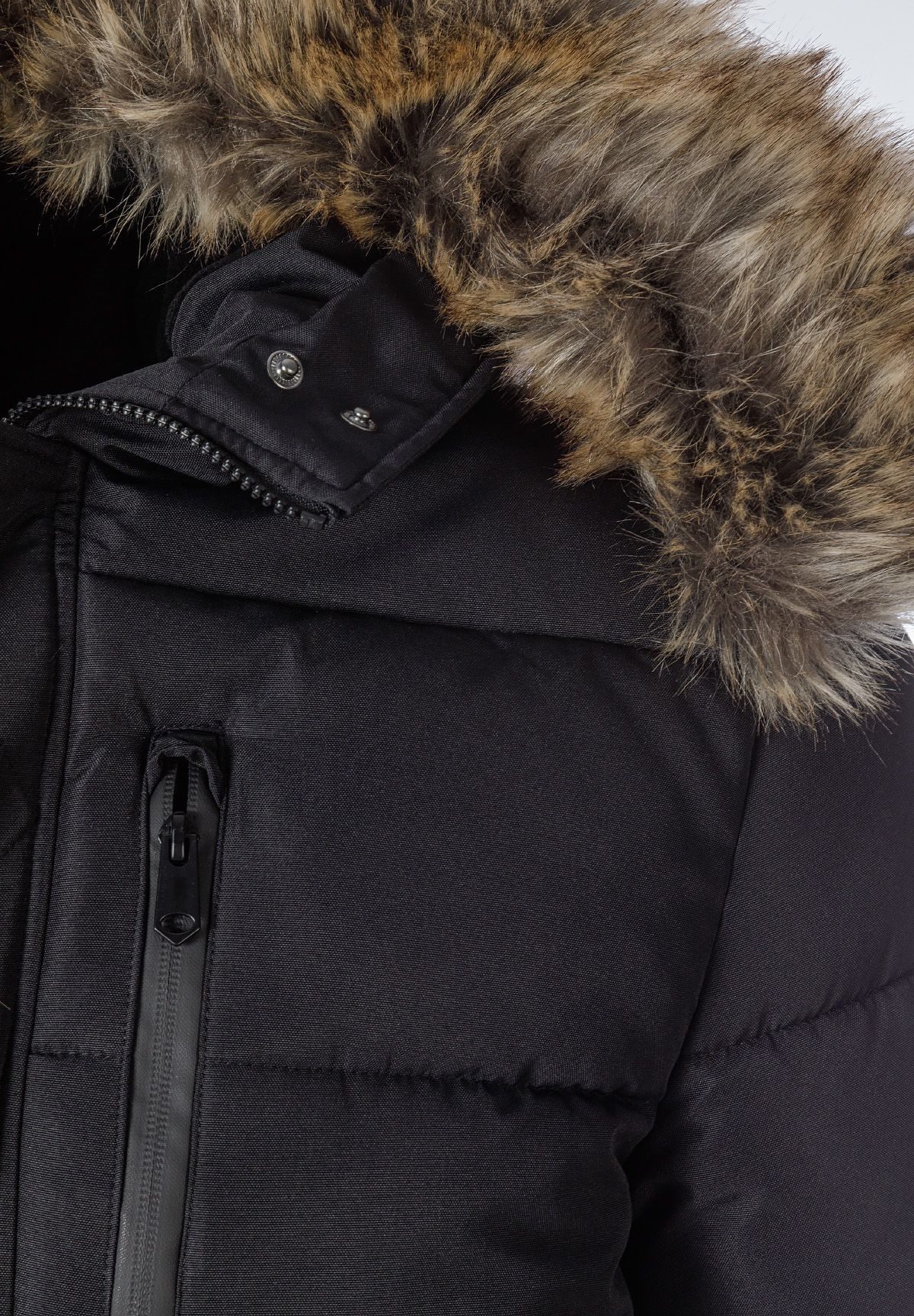 Respect Winterjacke Gefütterte Jacke mit Fellimitat (XS-XXL)