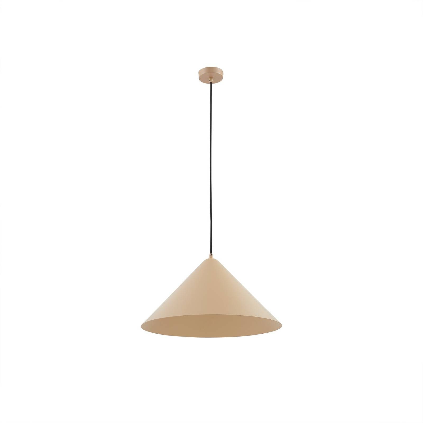 Lindby Hängeleuchte Clarine, Metall, Creme IP20, 1 x 15 W LED