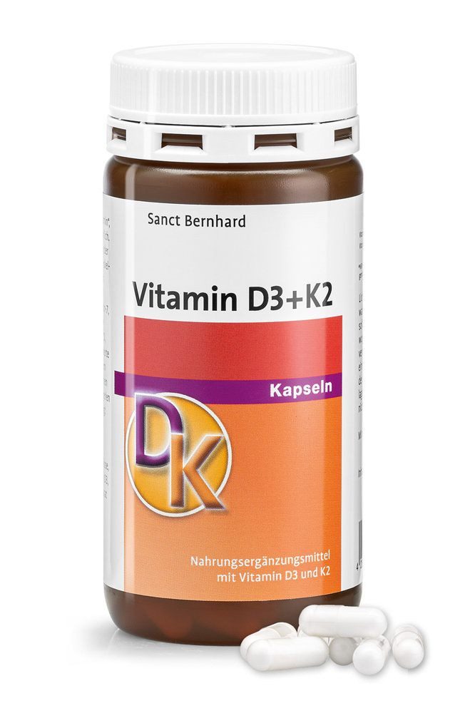Sanct Bernhard Sanct Bernhard Vitamin D3+K2 - 180 Kapseln Kapseln
