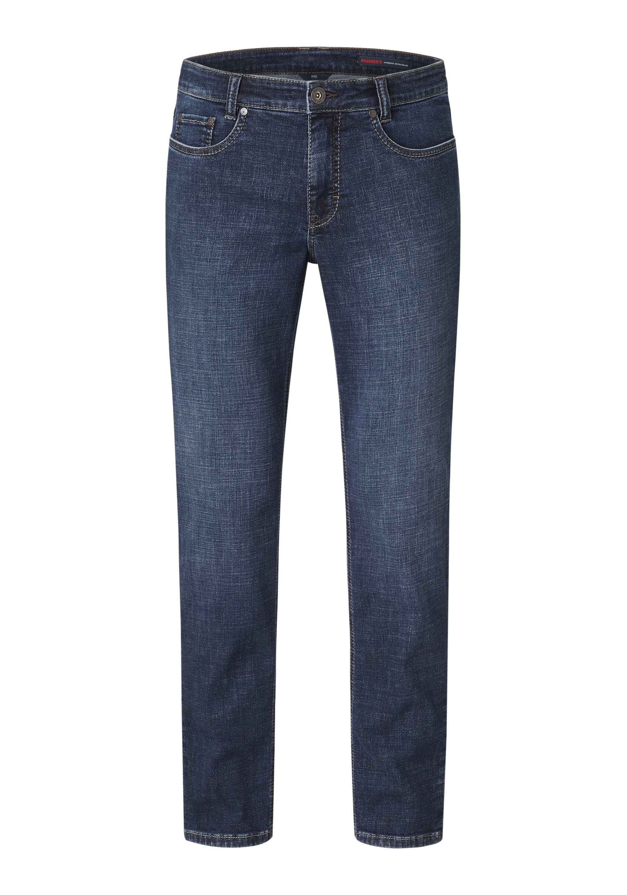 5-Pocket mit Stitch & Saddle Elastizität Jeans Slim-fit-Jeans PIPE Motion Paddock's Comfort