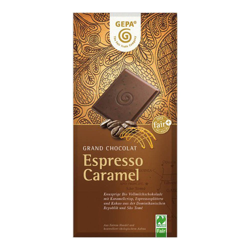 GEPA Süßigkeit Grand Chocolat - Espresso Caramel 100g