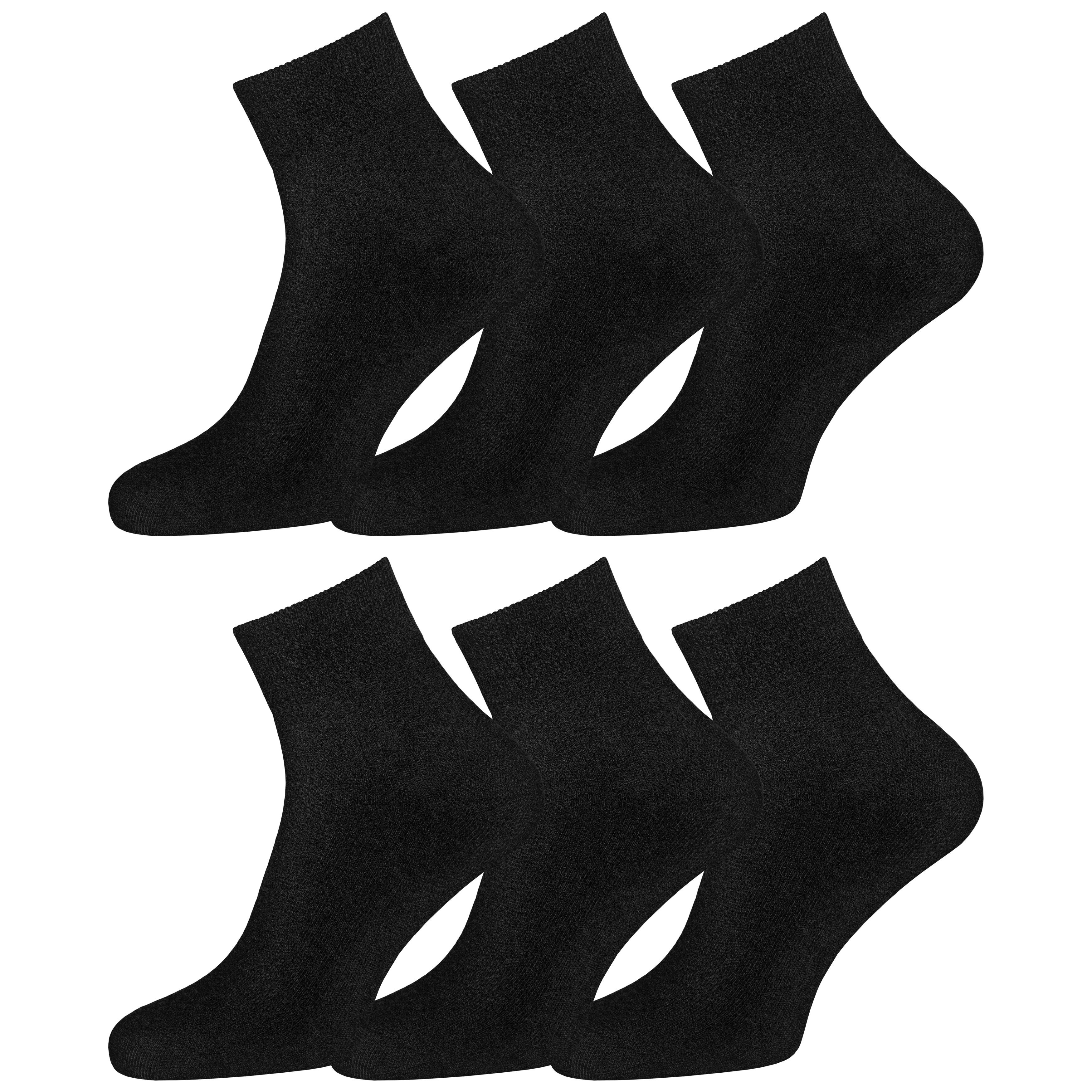 OCERA Diabetikersocken OCERA 6x Socken Kurzschaft Unisex, Diabetiker geeignet ohne Gummibund