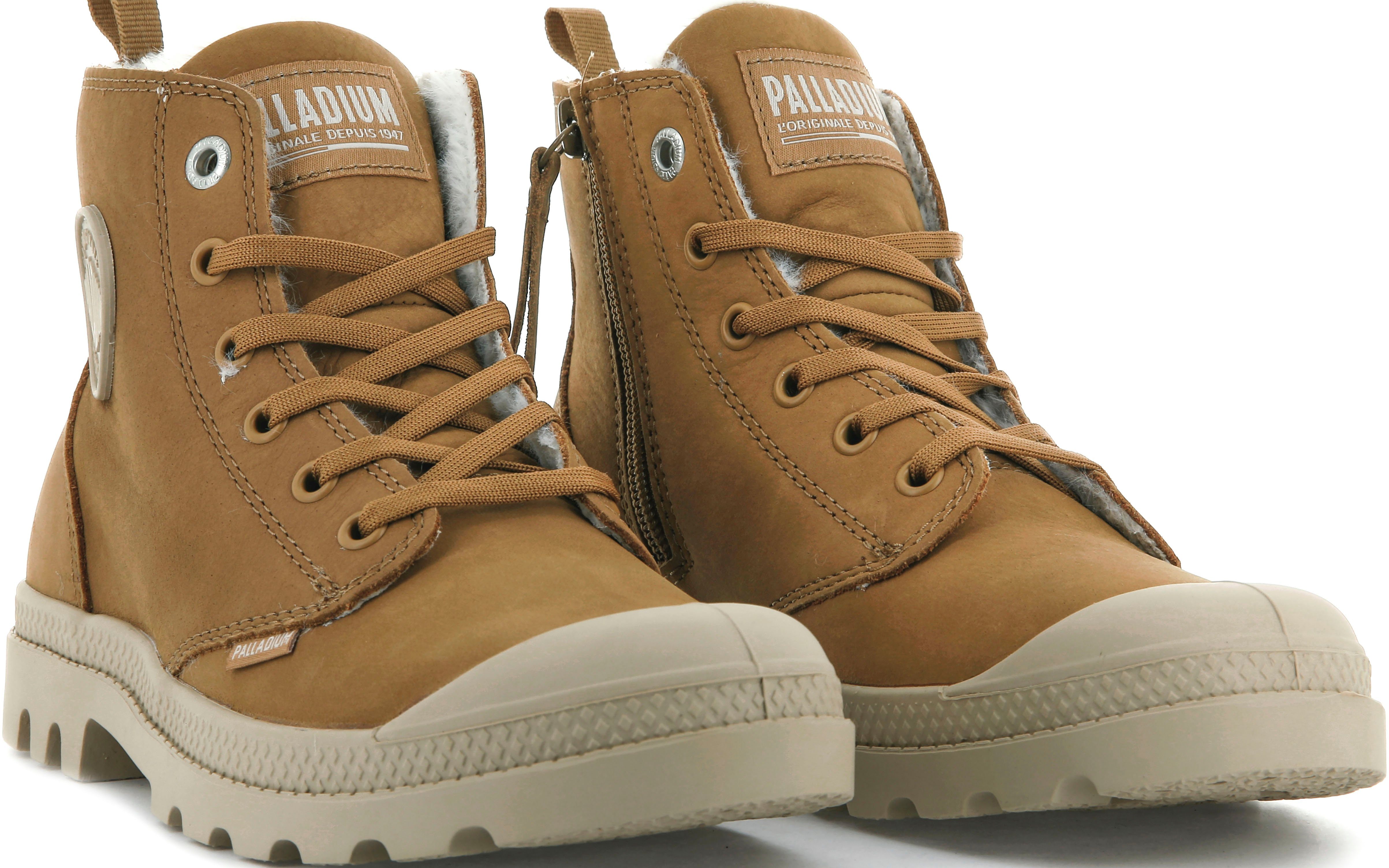 Palladium PAMPA HI ZIP WL Schnürboots Warmfutter, Warme Füße durch  gemütliches Innenfutter