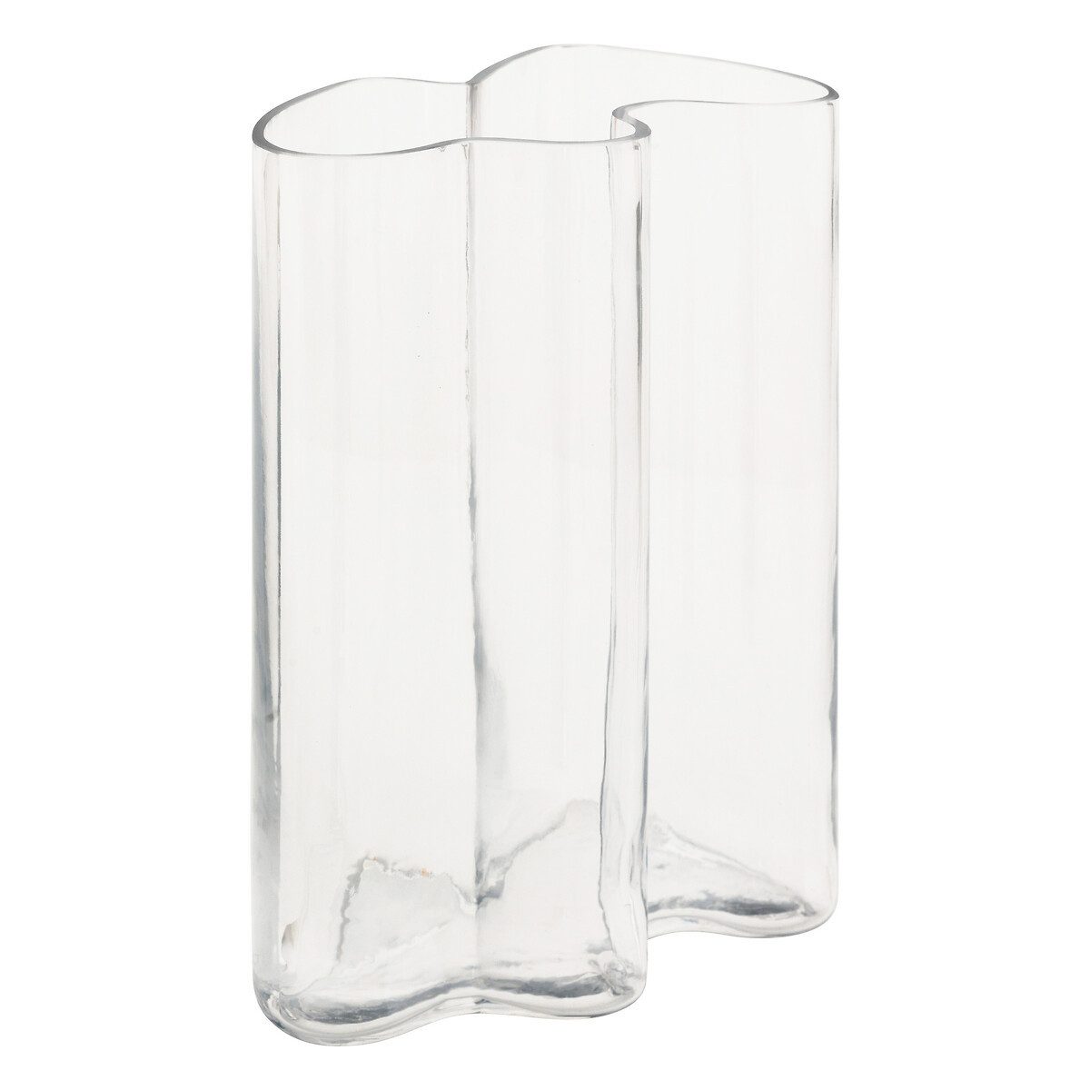 Atmosphera Créateur d'intérieur Dekovase Längliche Glasvase KADE, 19 × 11,5 × 25 cm (einzeln)