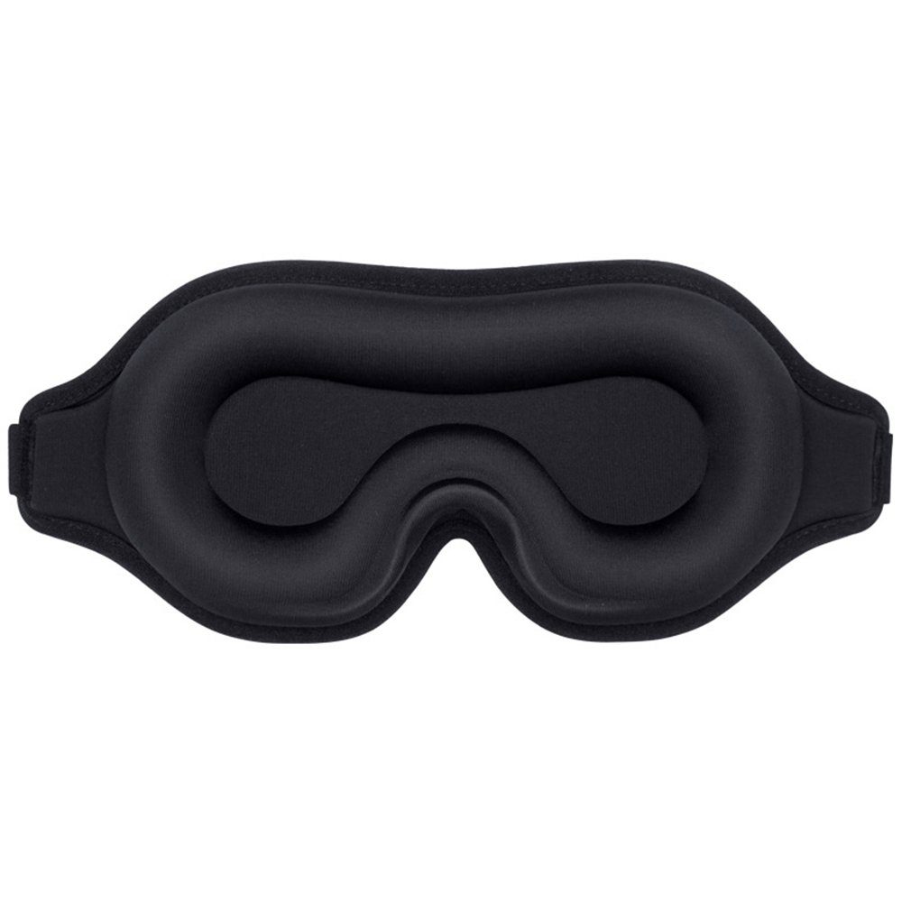 Haushalt Gesichtspflege Leway Augenmaske Schlafmaske für Herren Frauen Schwarz, 3D Augenmaske mit Vertiefte Augenhöhlen & Erhöhe