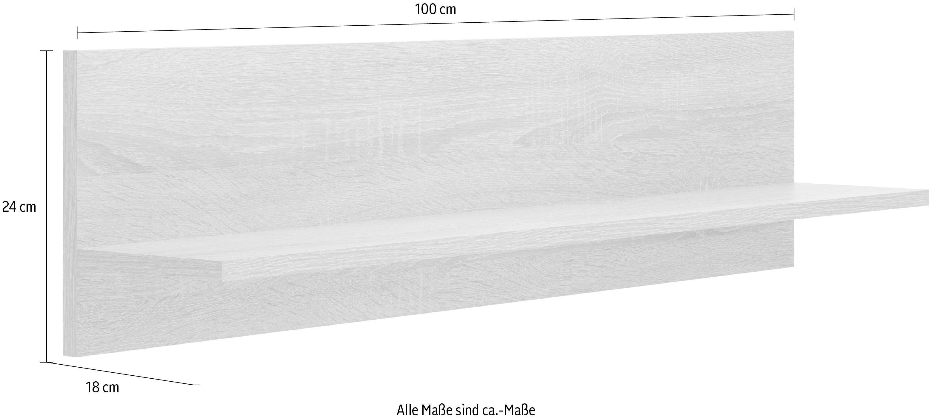 cm 100 HELD graphit Mali, MÖBEL Breite Wandboard