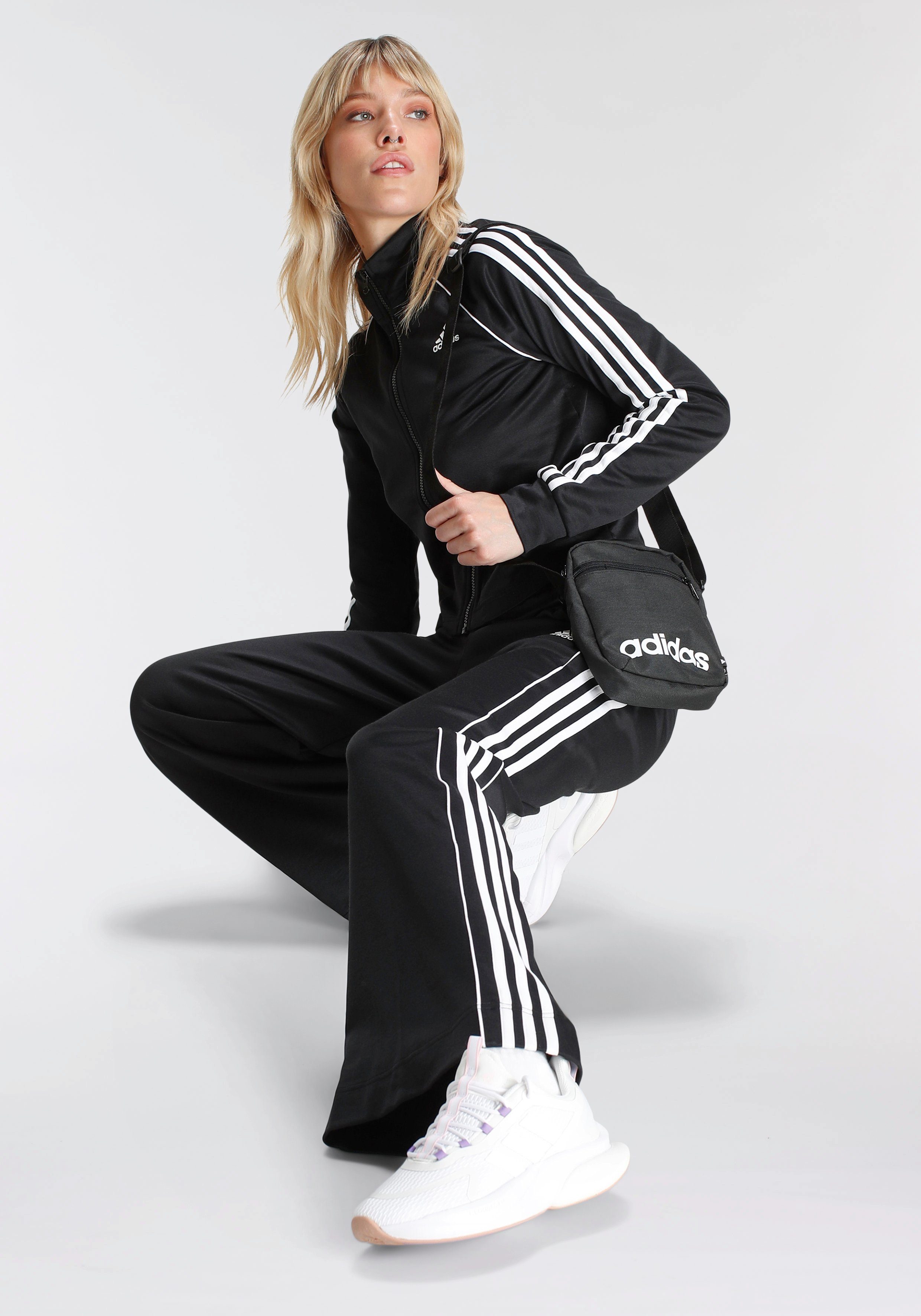Trainingsanzug Sportswear adidas TEAMSPORT (2-tlg) black/white